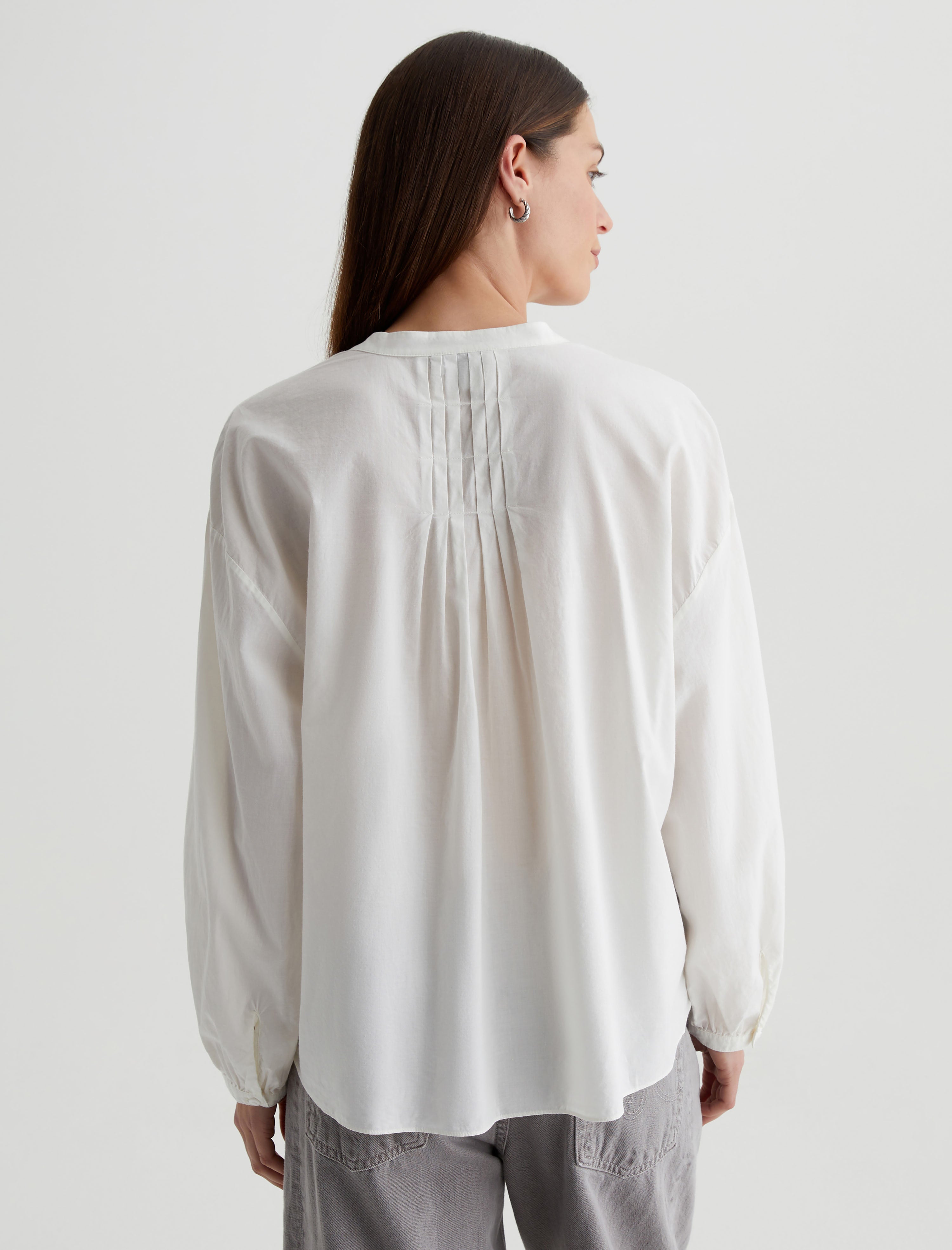 Maven Powder Shirred Blouse Women Top Photo 7