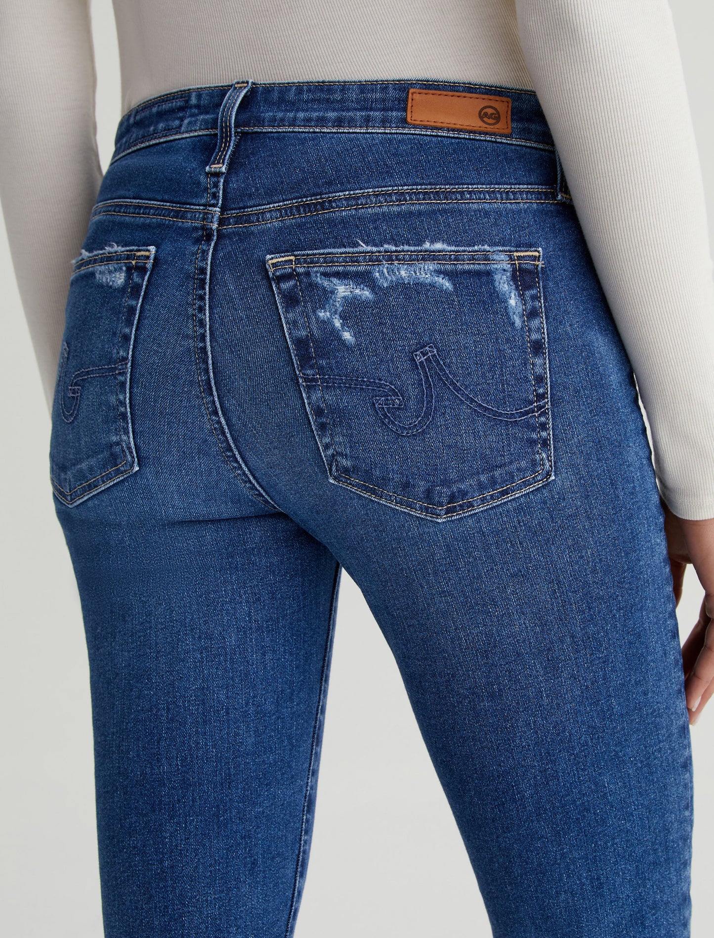 Clove Workwear Moonwash Frost Relaxed Vintage Straight Womens Bottom Photo 5