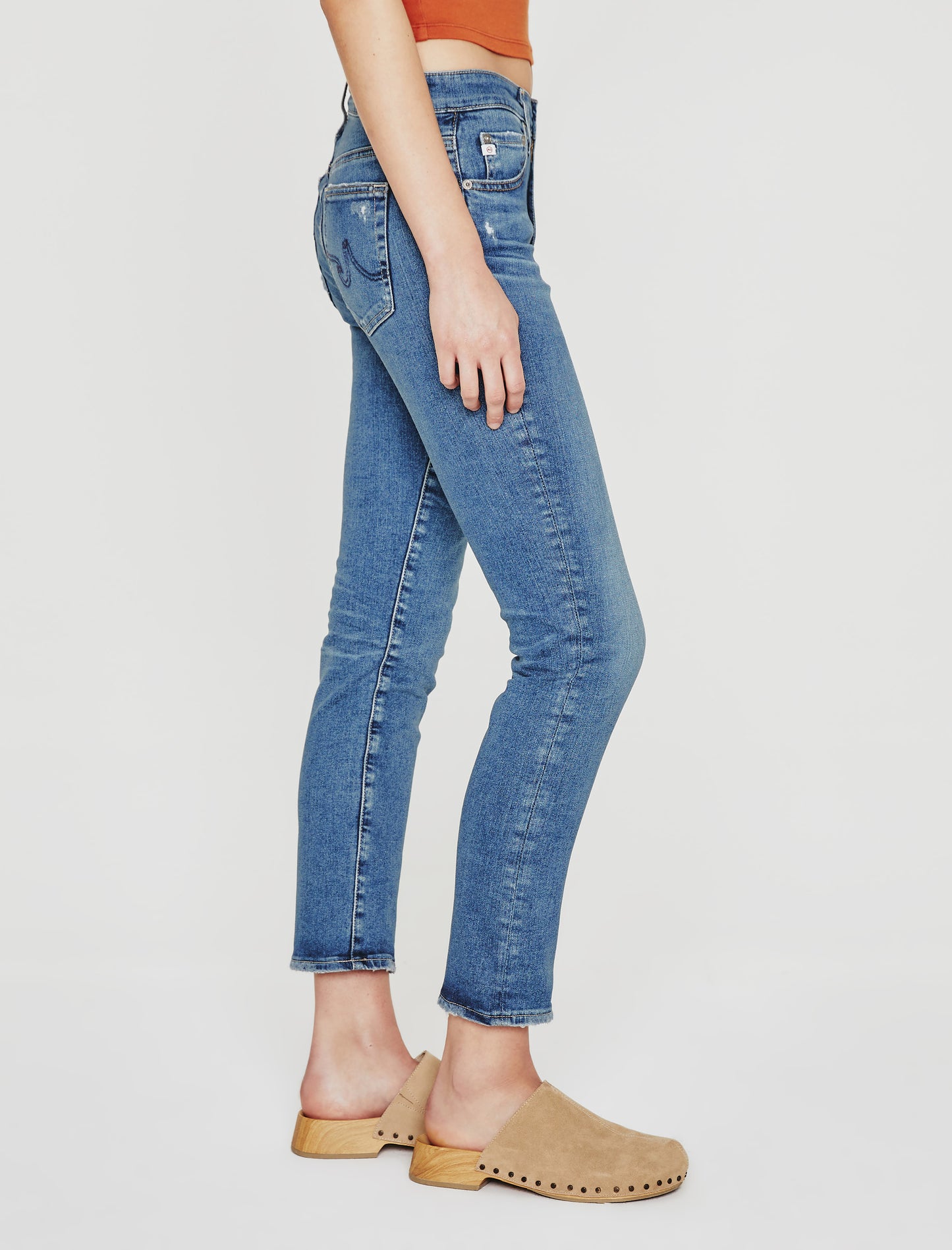 Mari Crop 12 Years Rural High-Rise Slim Straight Crop Women Bottom Photo 5