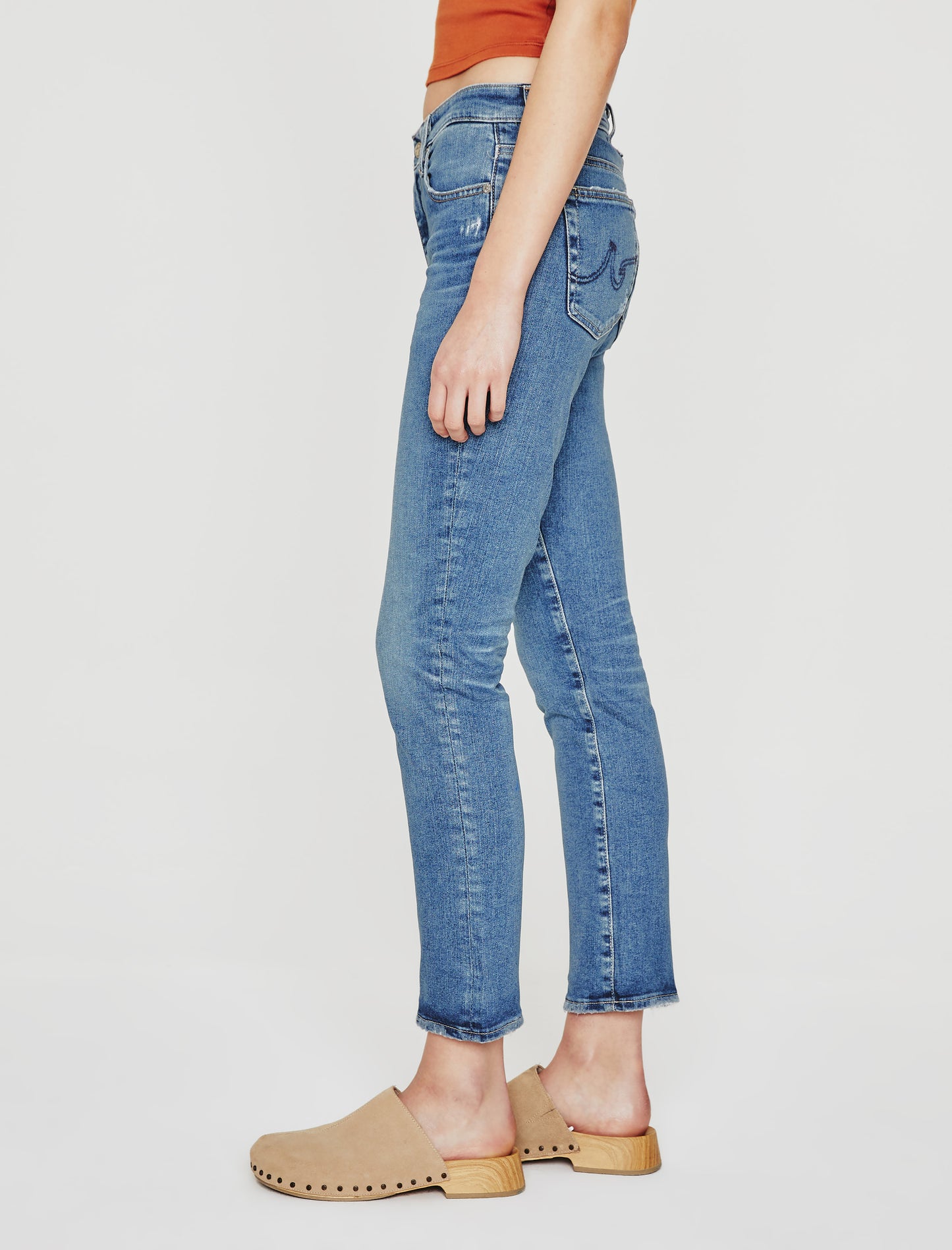 Mari Crop 12 Years Rural High-Rise Slim Straight Crop Women Bottom Photo 6