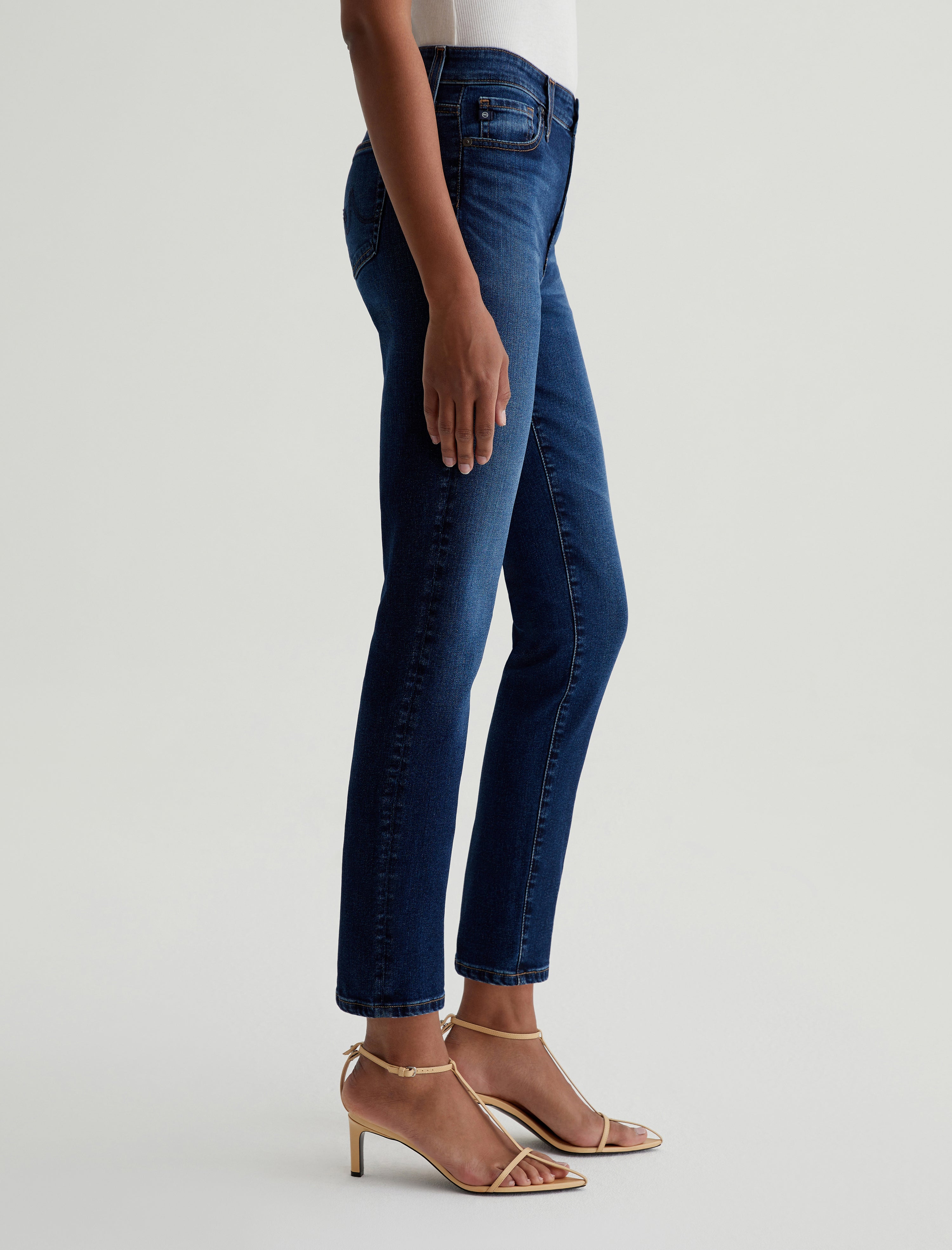 Mari Crop Catalogue Mid Rise Slim Straight Women Bottom Photo 4