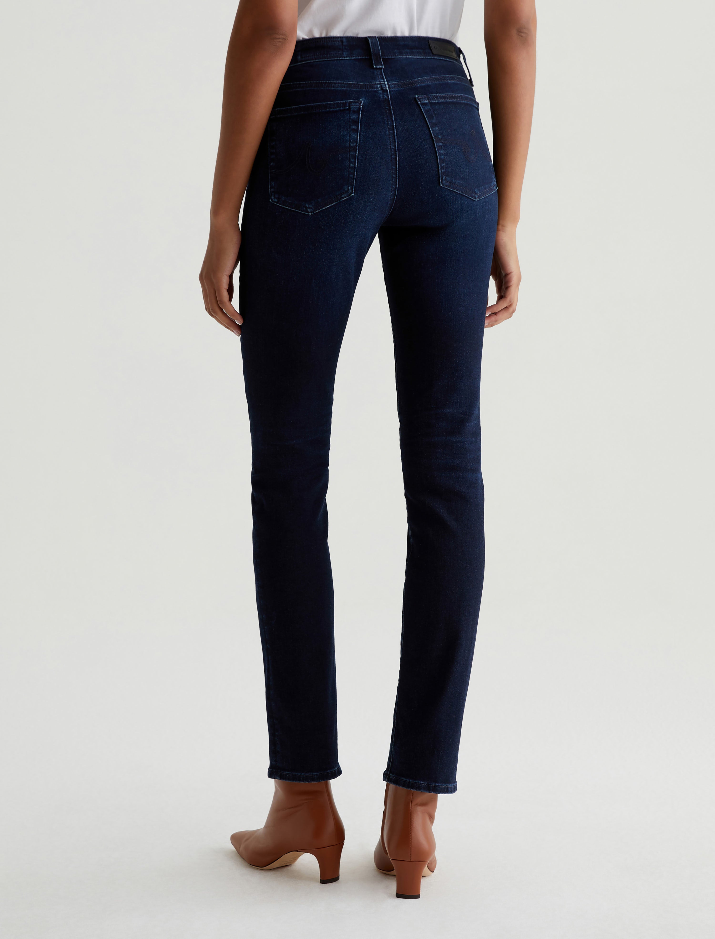 Mari Extended 3 Years Berlin AG-ed™ High-Rise Slim Straight Leg Denim Women Bottom Photo 7