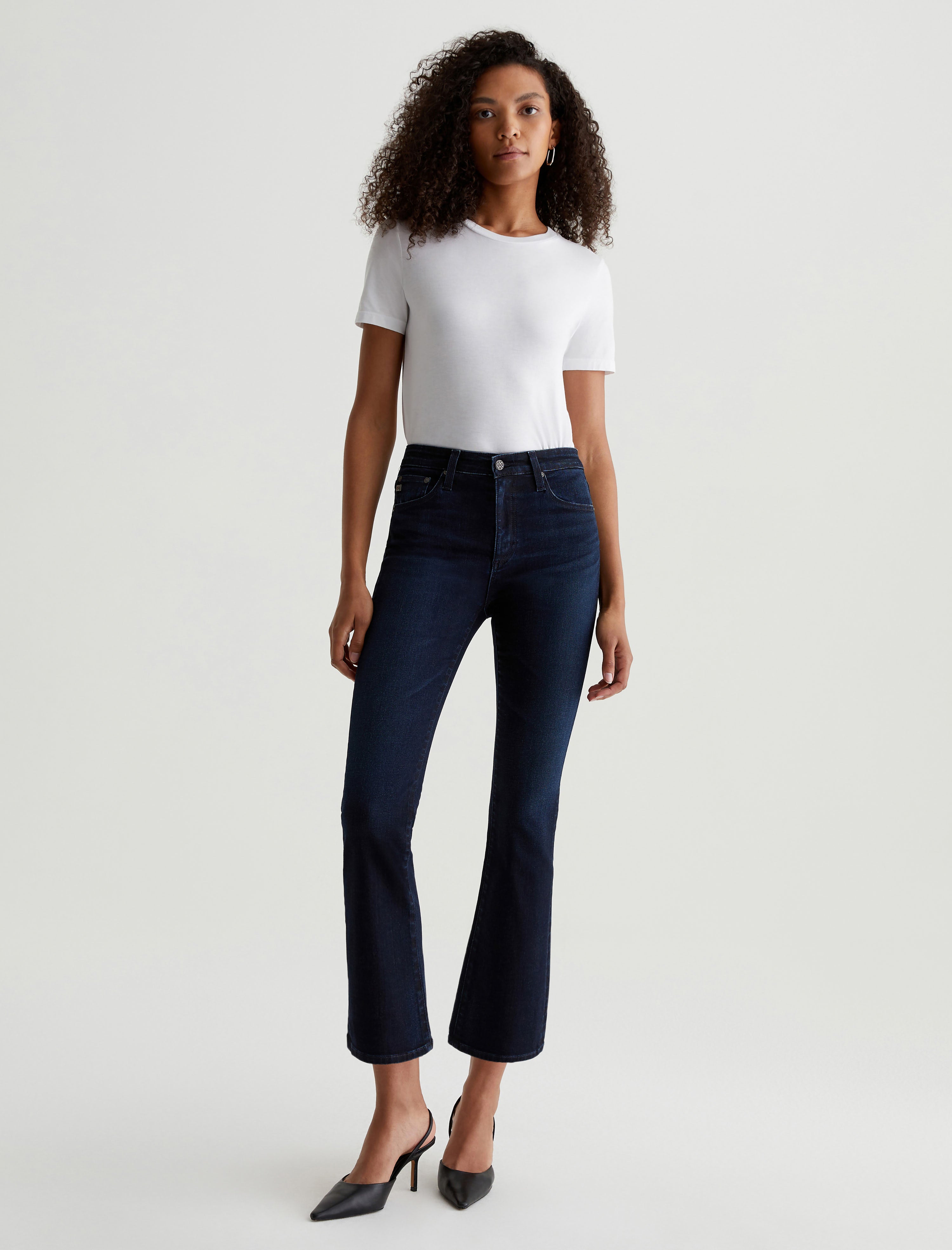 Farrah Boot Crop 3 Years Berlin AG-ed™ High-Rise Bootcut Denim Women Bottom Photo 1