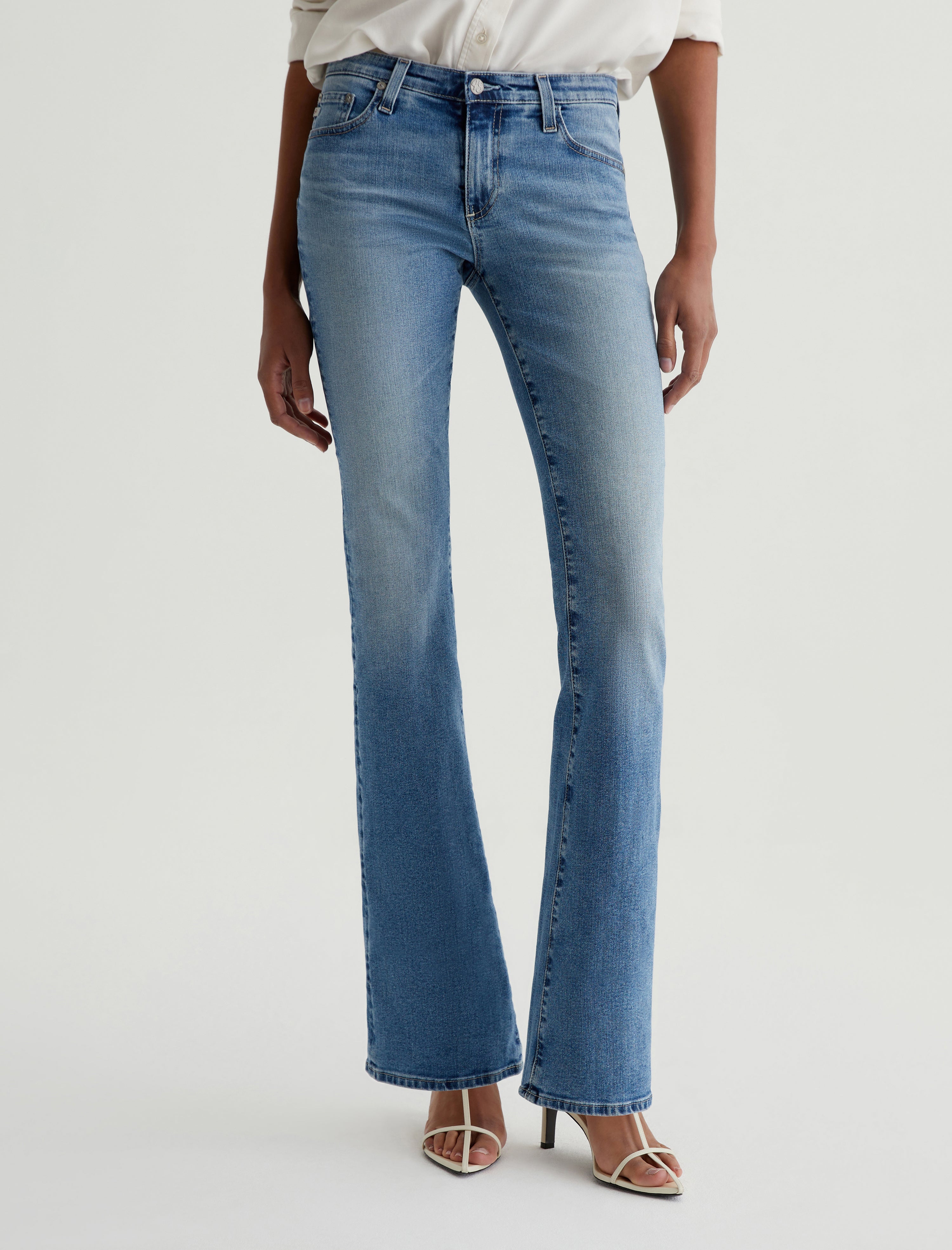 Angel 18 Years Dream AG ed ™ Low Rise Bootcut Denim Women Bottom Photo 2