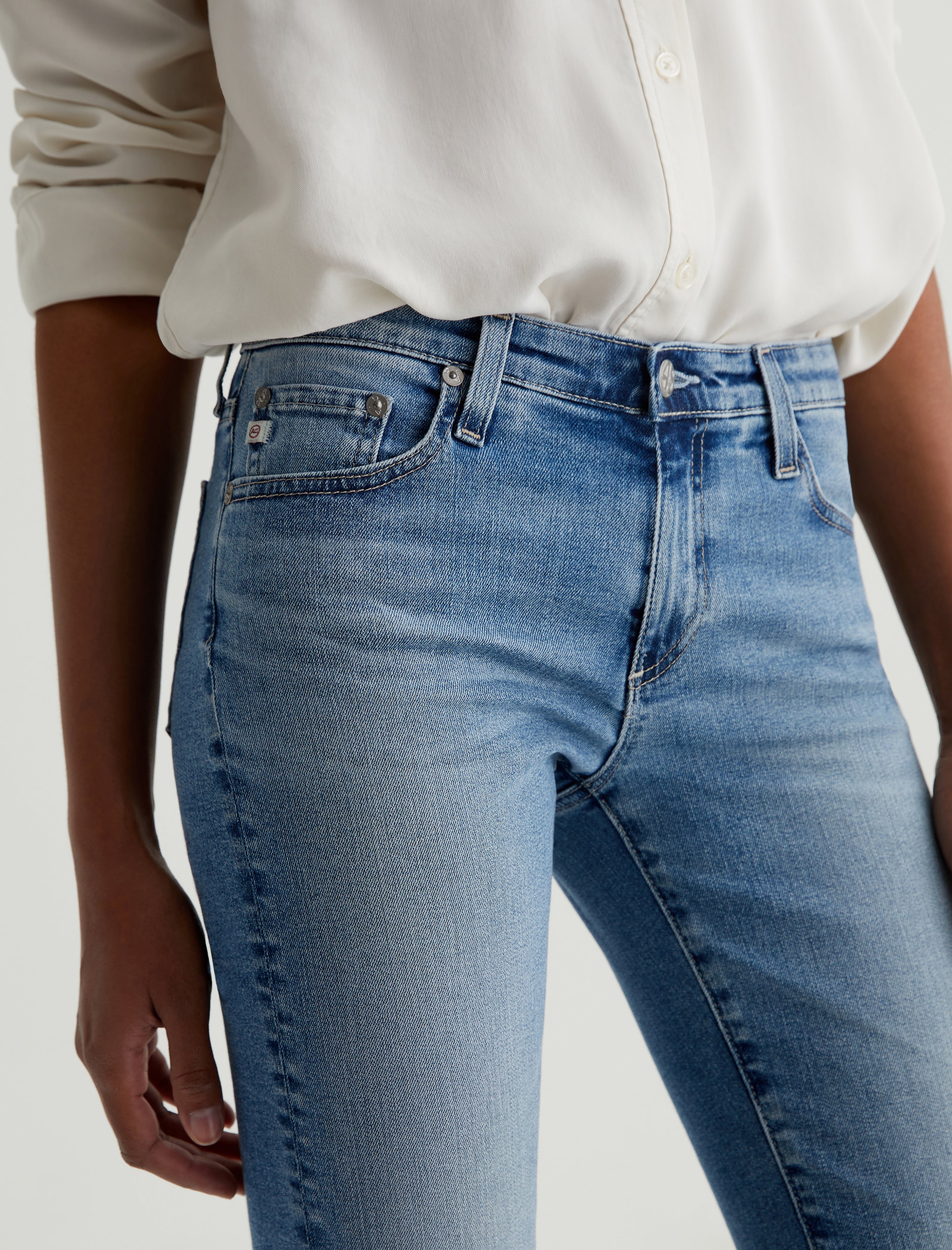 Angel 18 Years Dream AG ed ™ Low Rise Bootcut Denim Women Bottom Photo 3