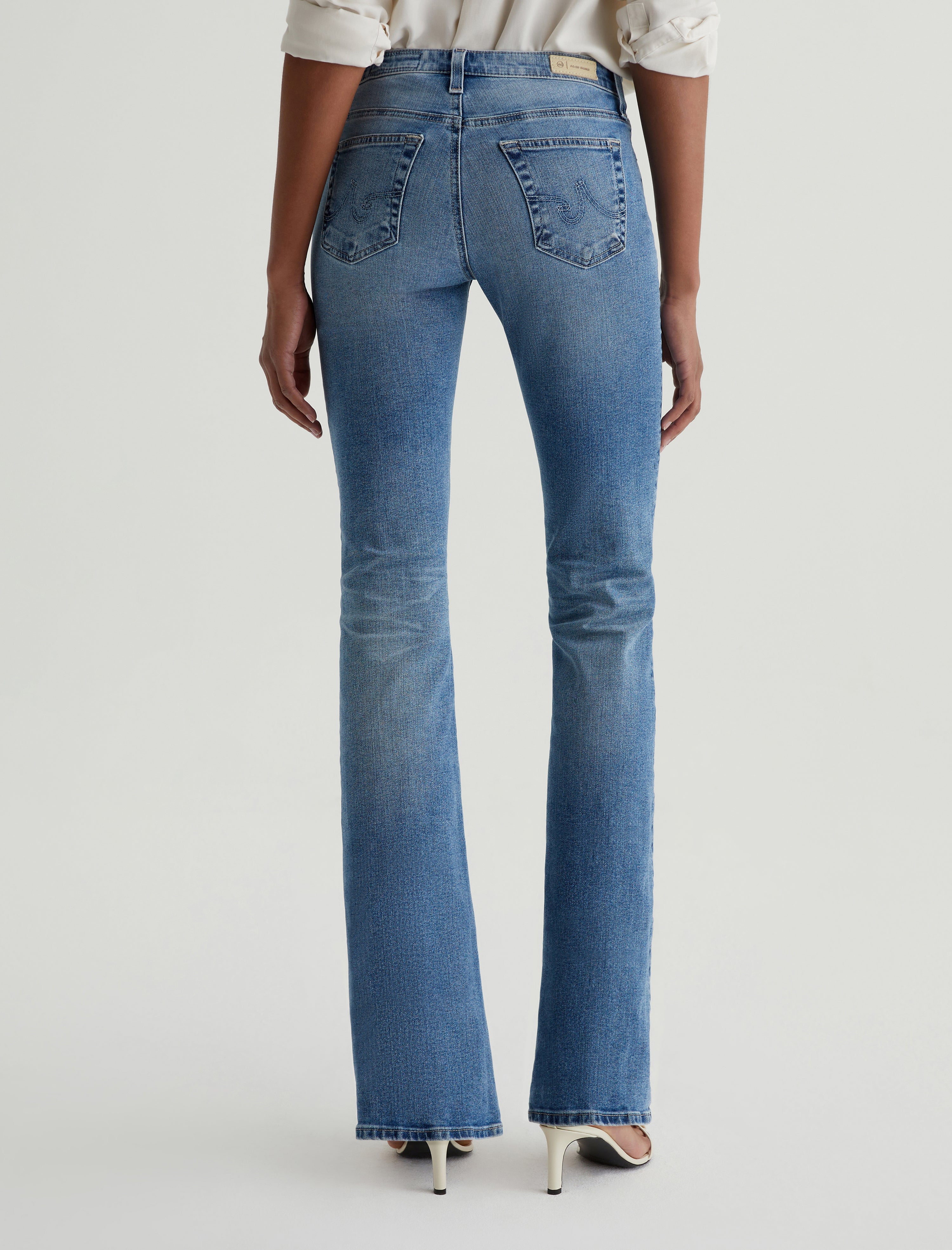 Angel 18 Years Dream AG ed ™ Low Rise Bootcut Denim Women Bottom Photo 7
