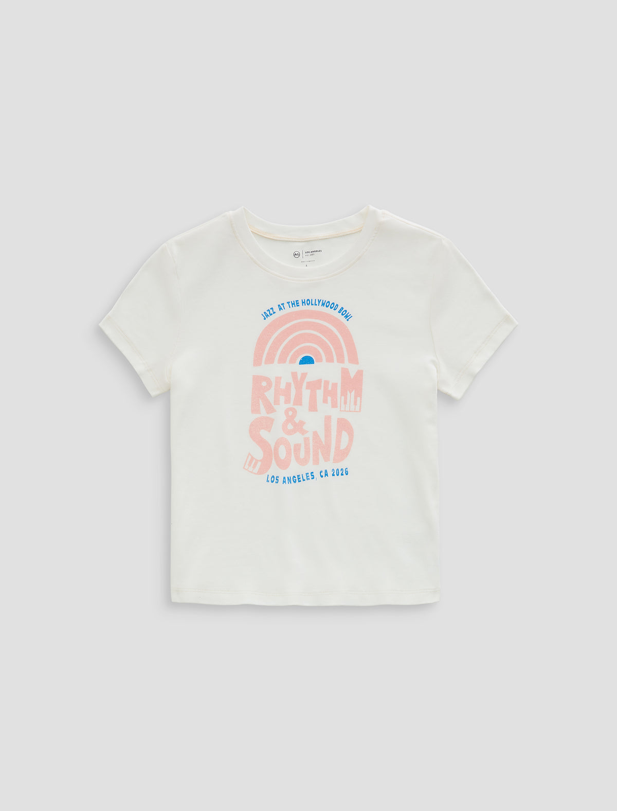 Sadie Crew P Rhythm & Sound Tee 90'S Vintage Crop S/S T-Shirt Womens Top Photo 9