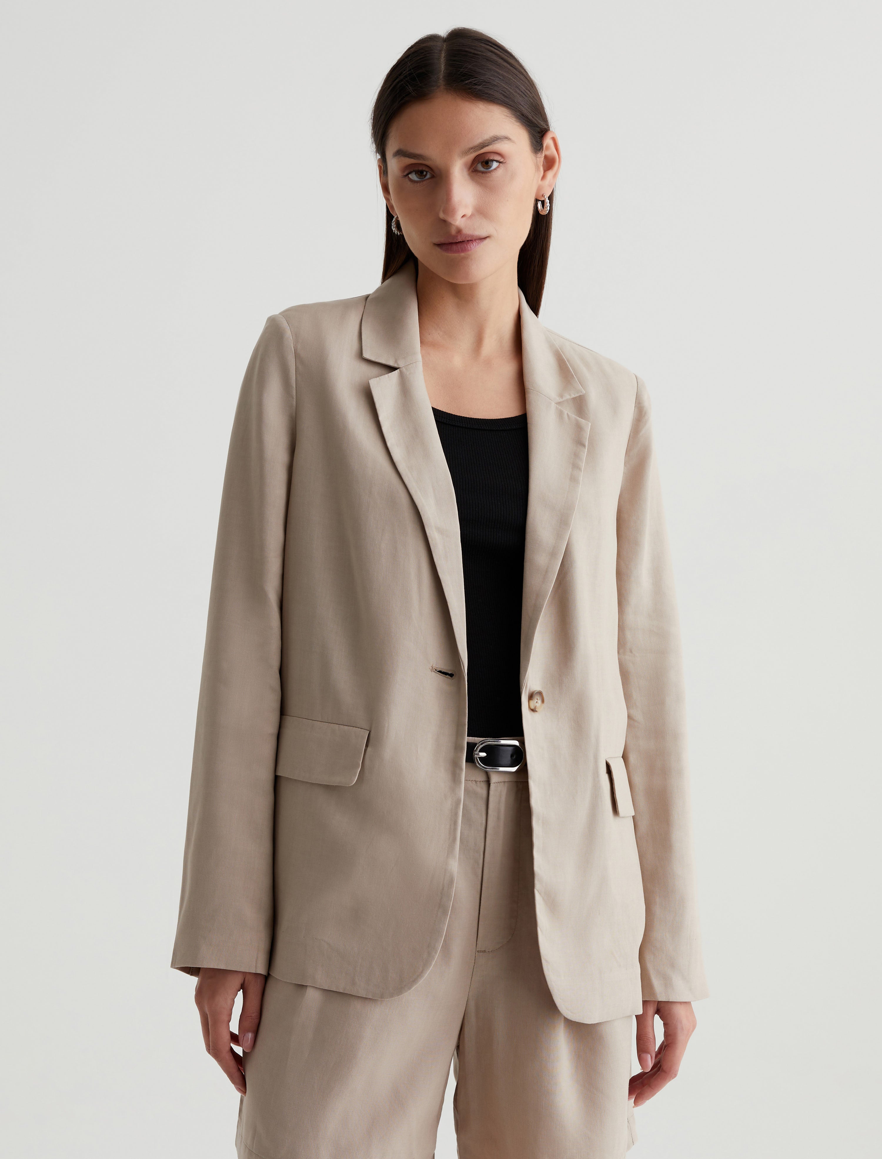 Women Maren Blazer Flax Photo 1