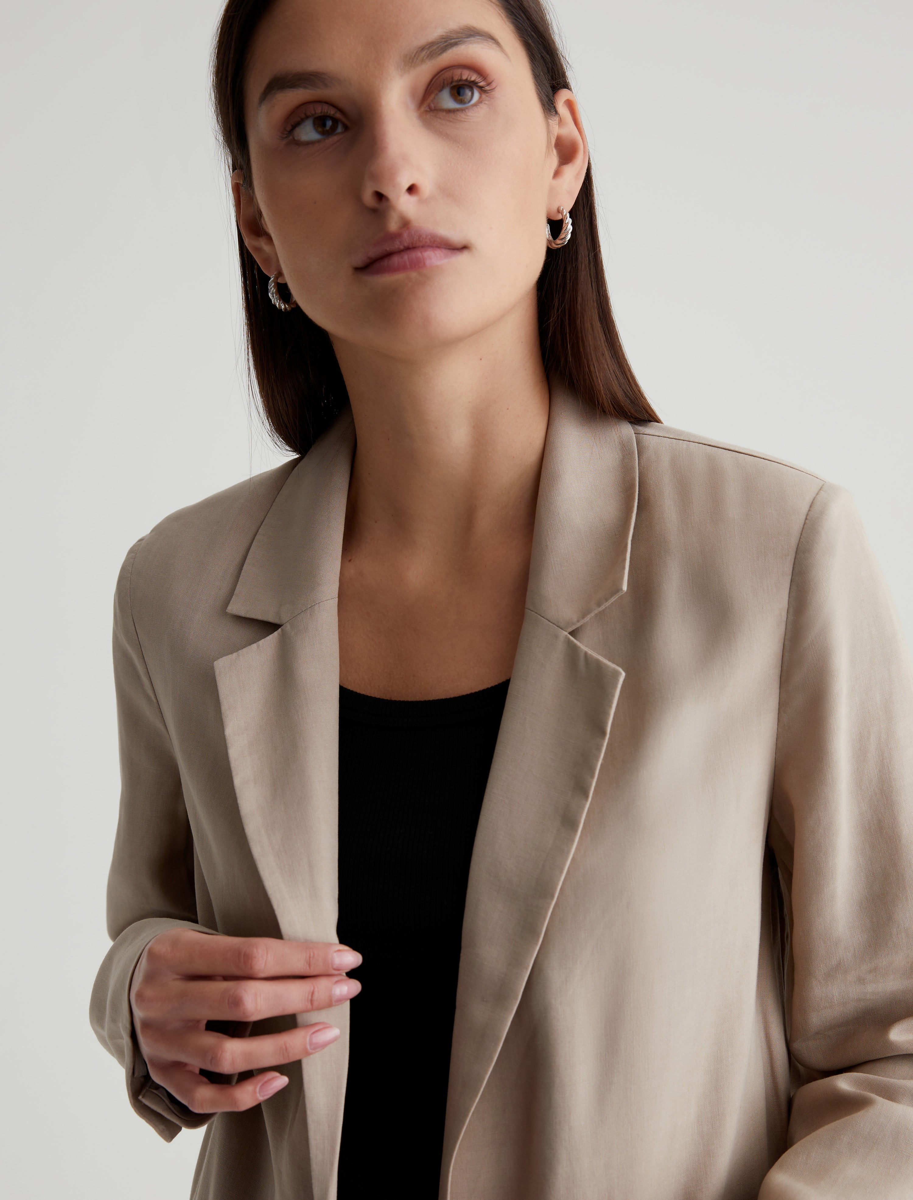 Women Maren Blazer Flax Photo 3