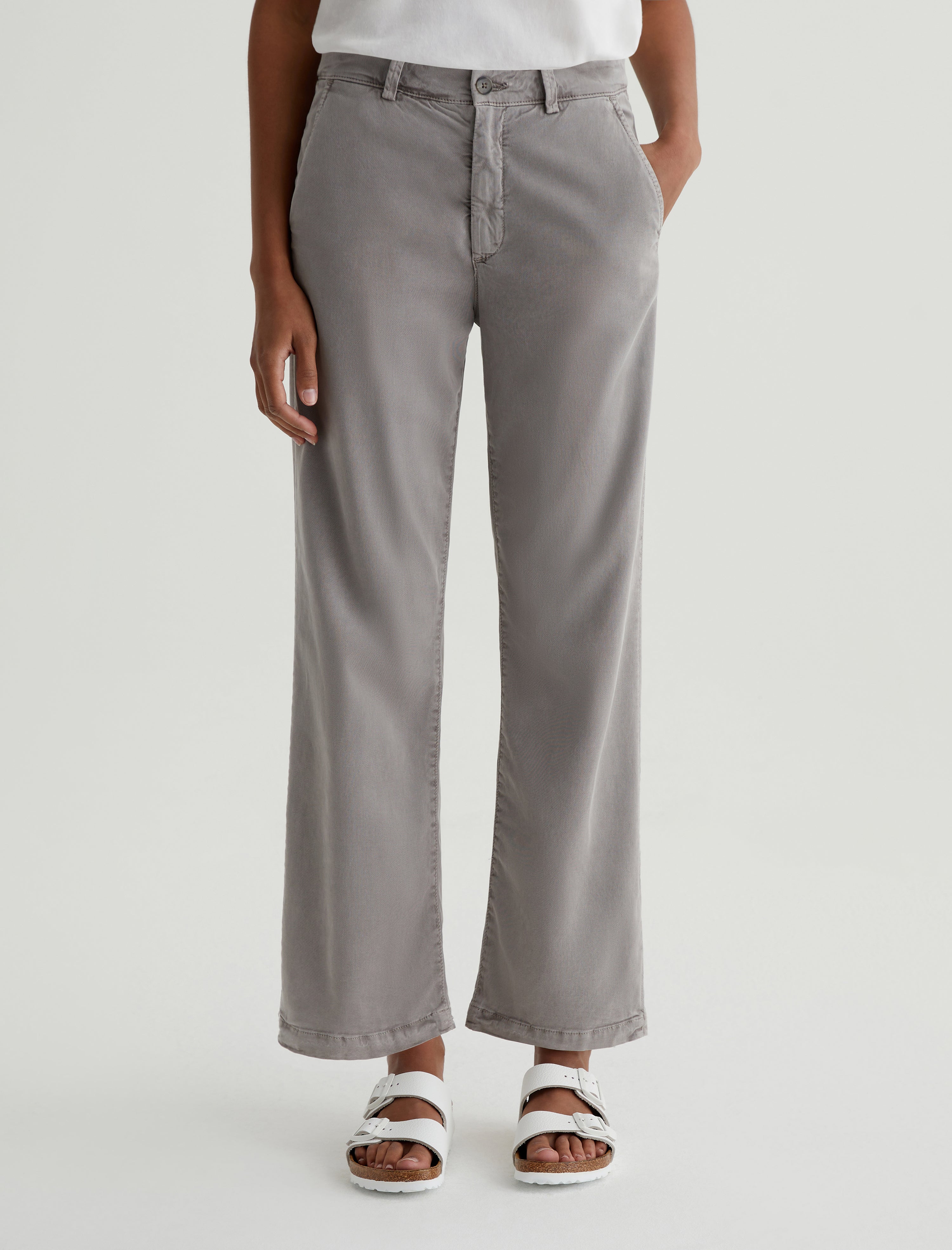Linen Straight Leg Pants | HUE