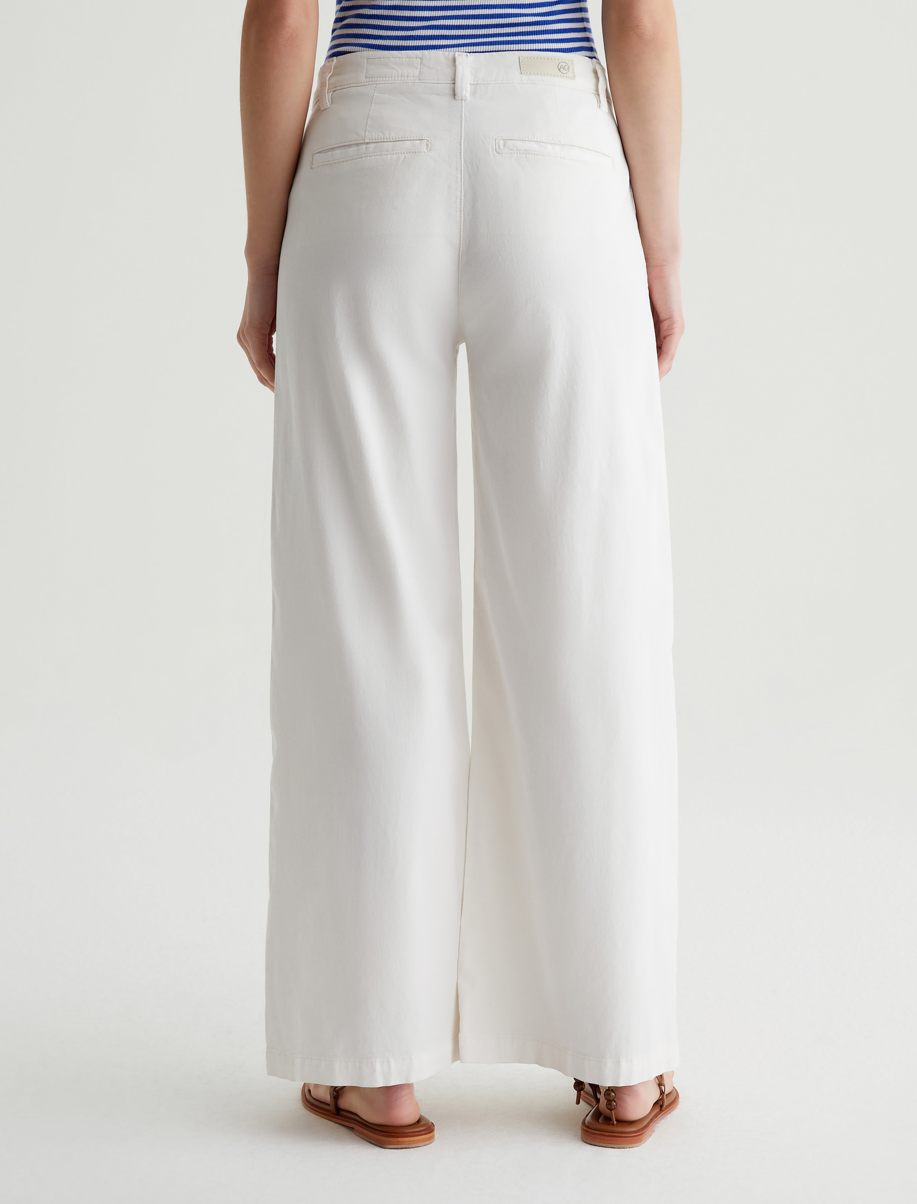 Caden Wide Leg Powder Tailored Trouser Women Bottom Photo 7