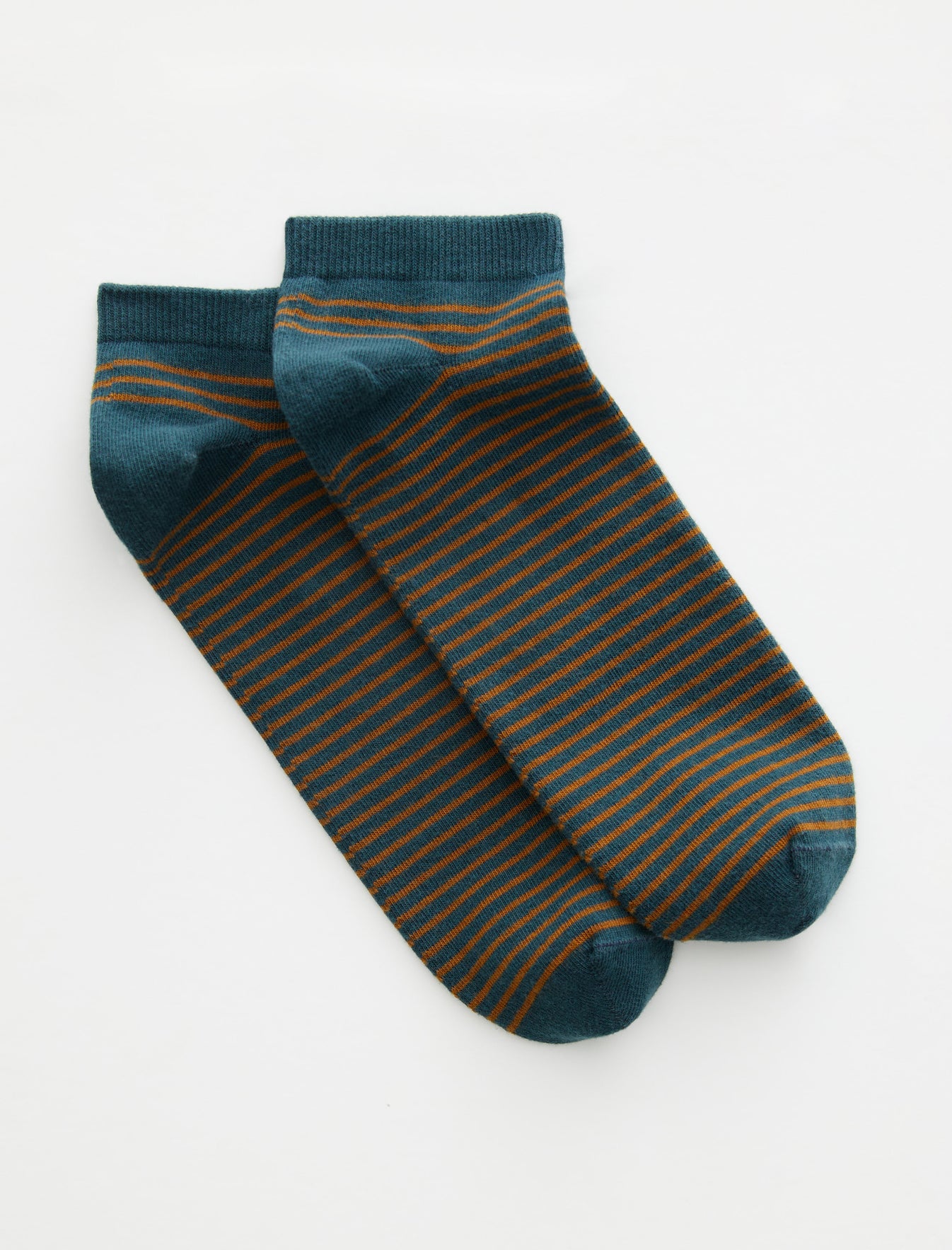 Ankle Sock 1 Stripe Gold Green Multi Unisex Accsry Photo 1