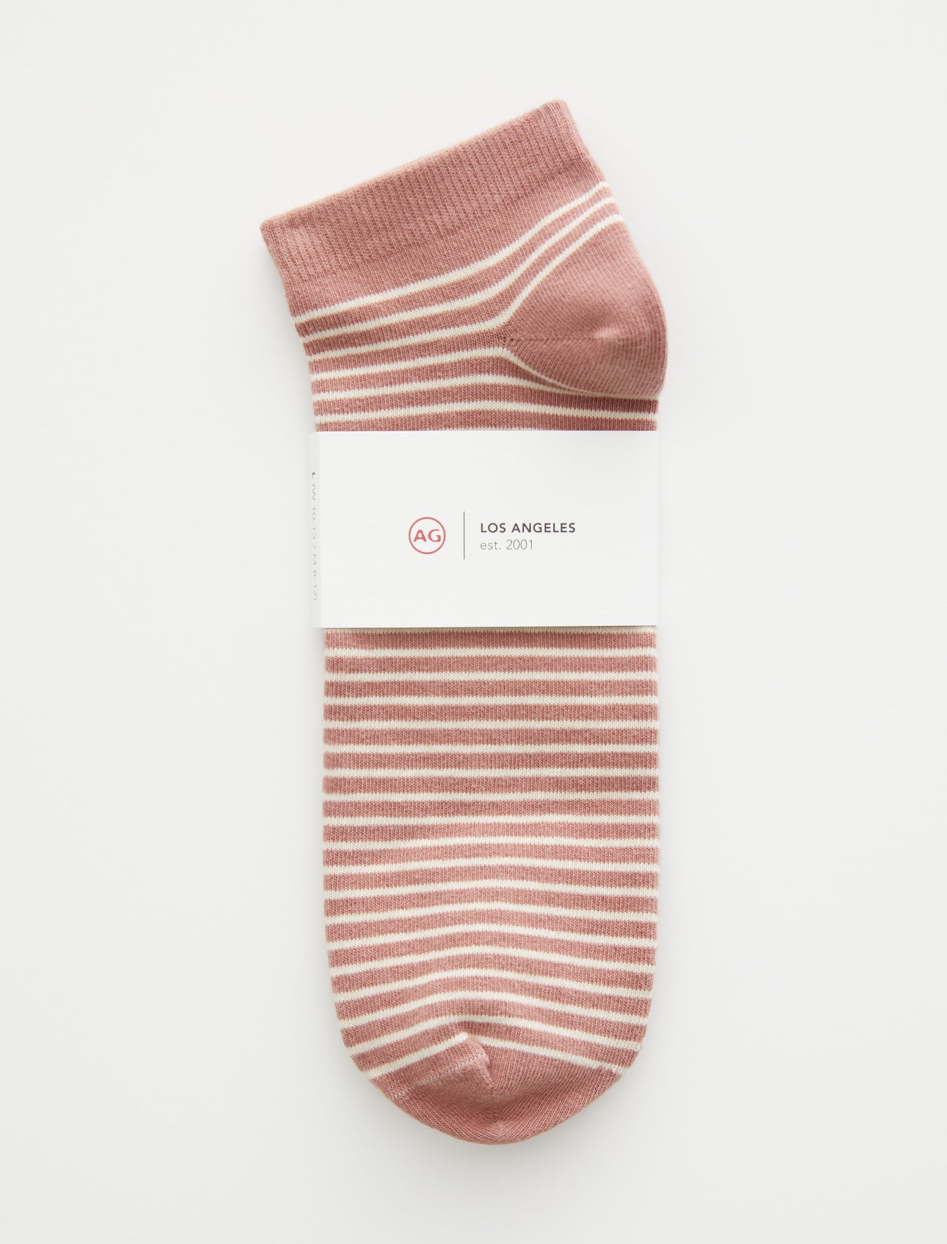 Ankle Sock 1 Stripe Industrial Mauve Multi Unisex Accsry Photo 2