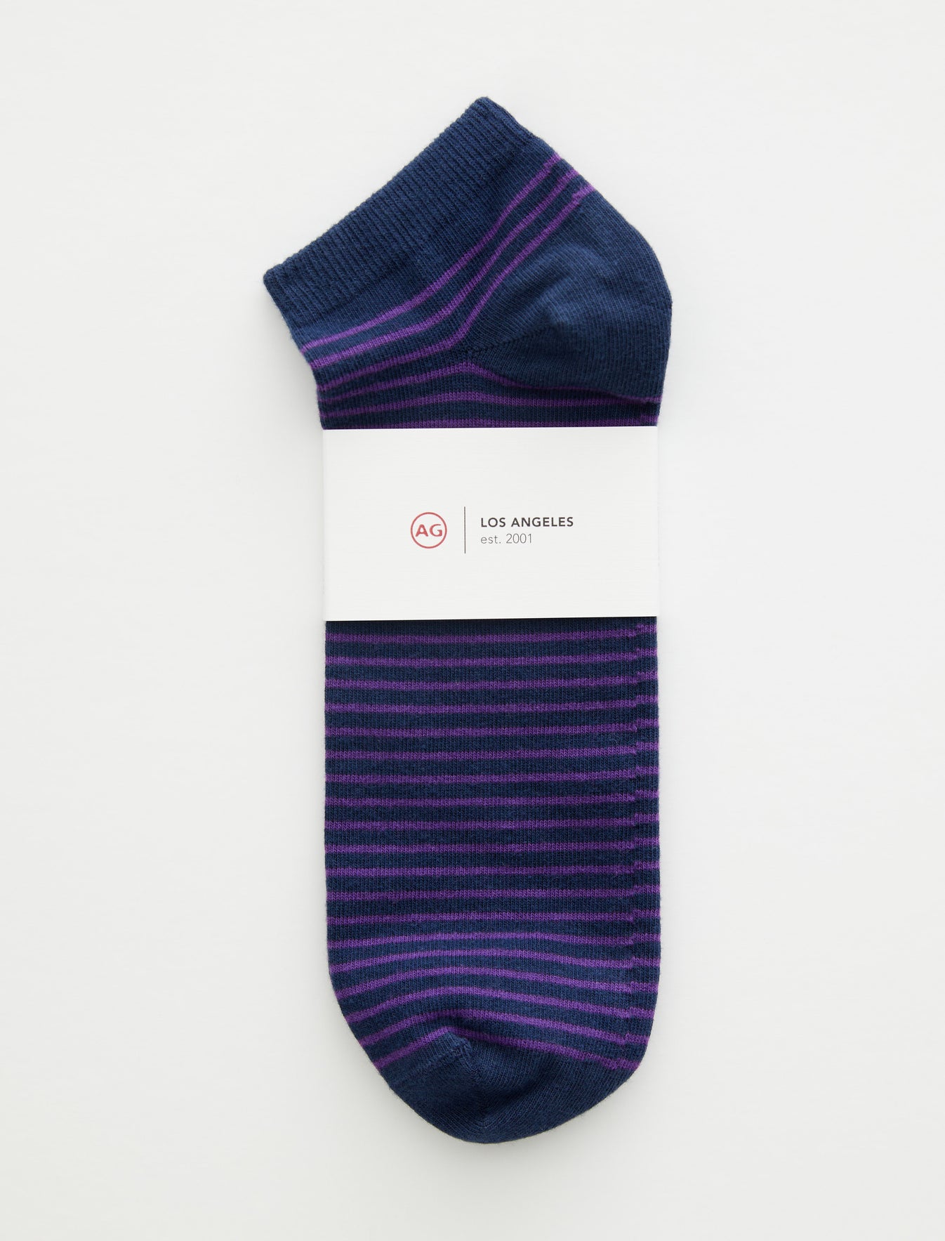 Ankle Sock 1 Stripe Purple Multi Unisex Accsry Photo 2