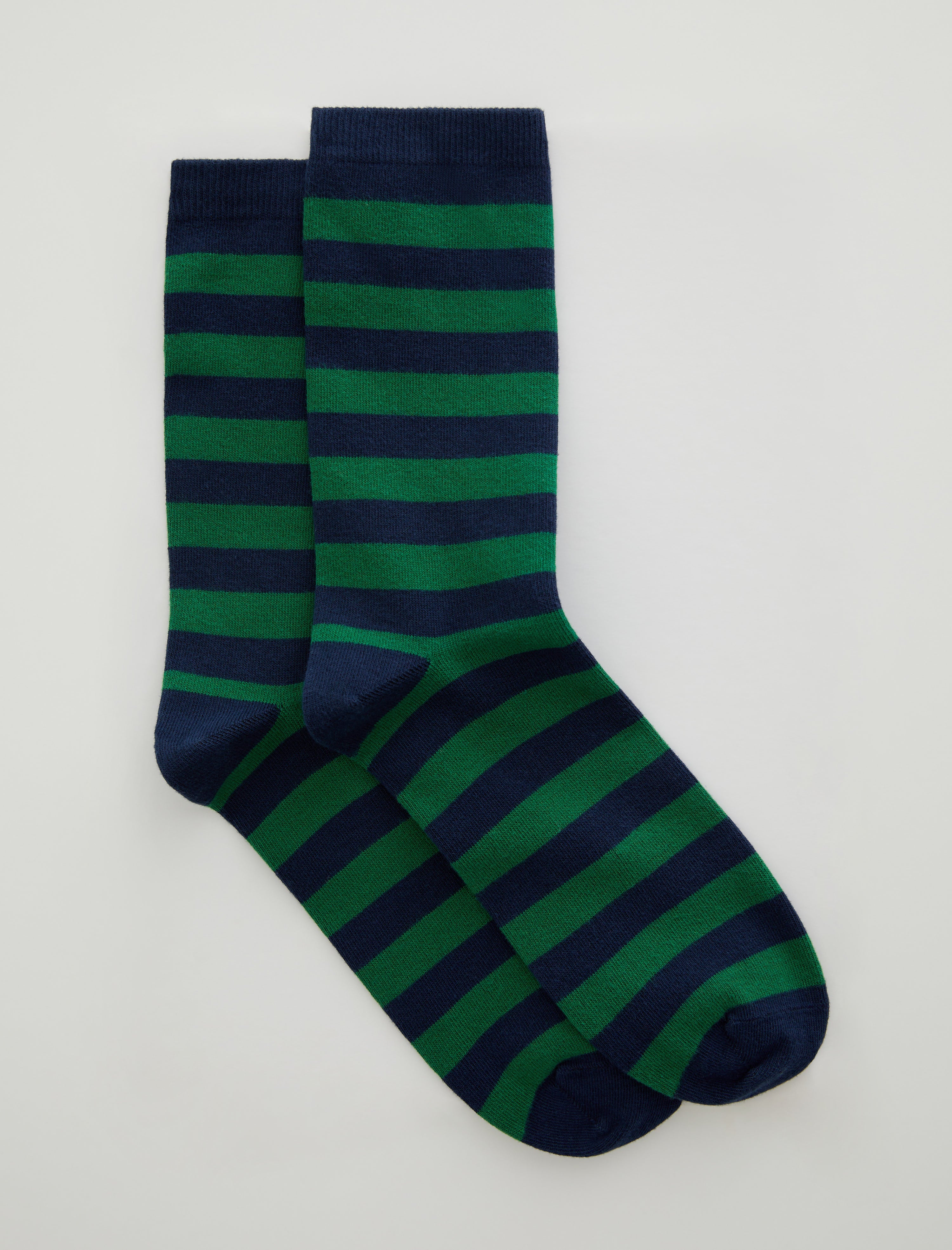 Crew Sock 9 Stripe Gold/Green Multi Unisex Accessory Photo 2