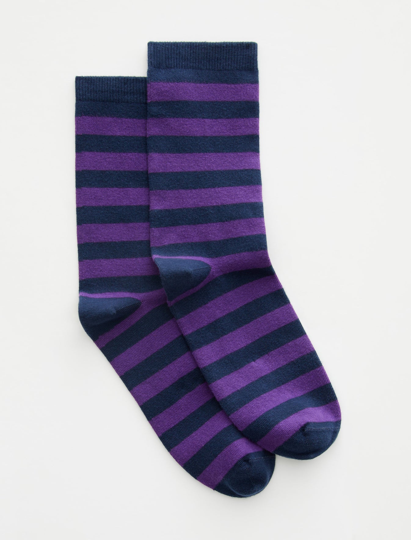 Crew Sock 9 Stripe Purple Multi Unisex Accsry Photo 1