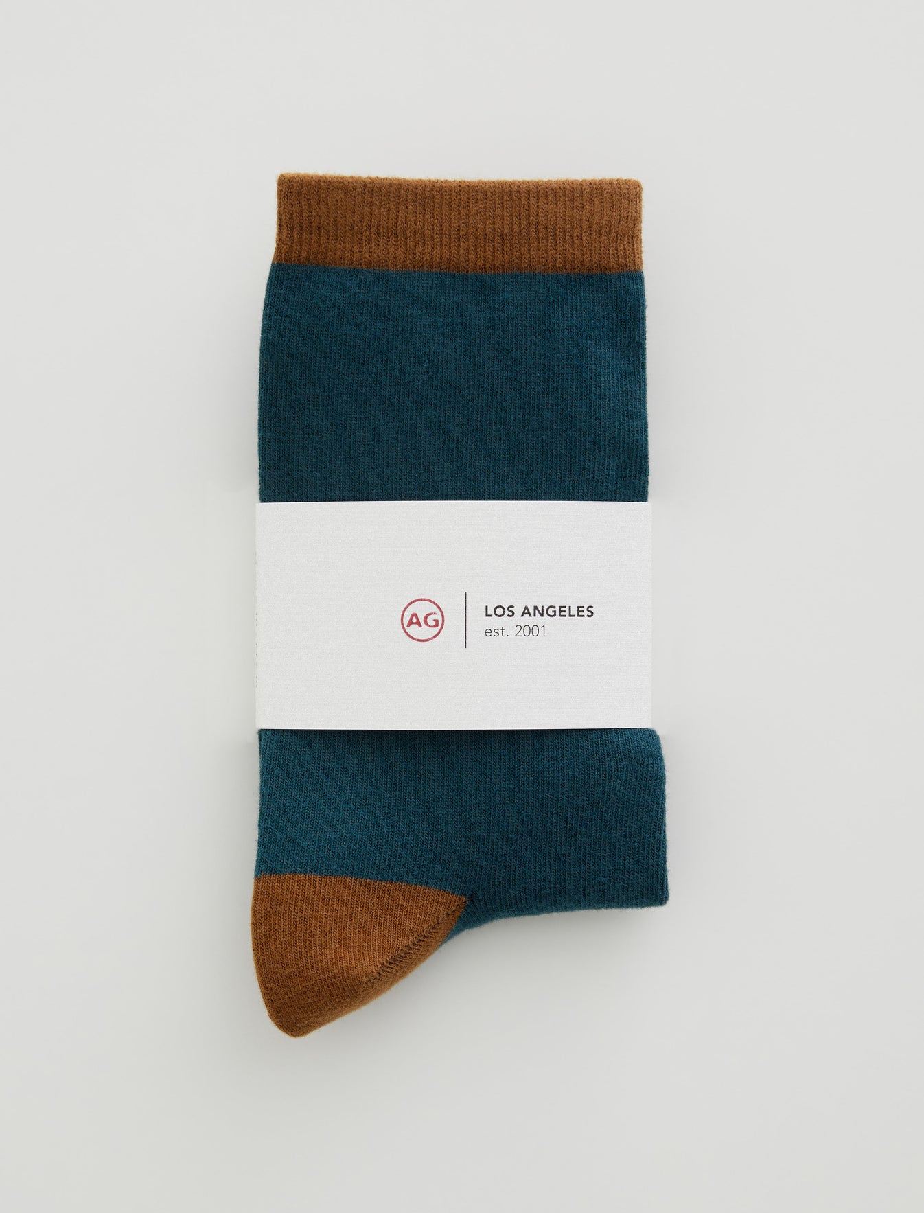 Crew Sock Block Gold/Green Multi Unisex Accessory Photo 1