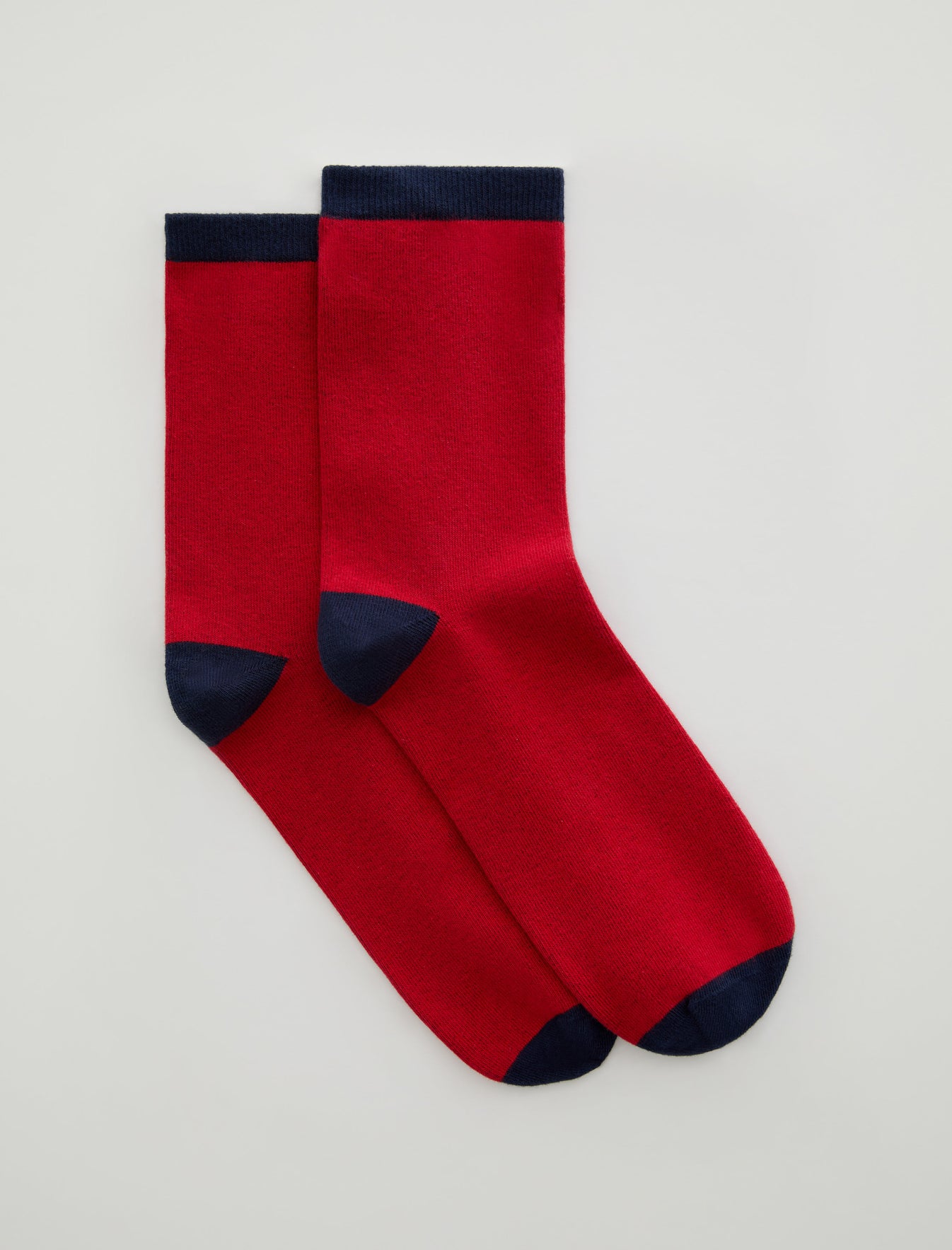 Crew Sock Block True Red Multi Unisex Accessory Photo 2