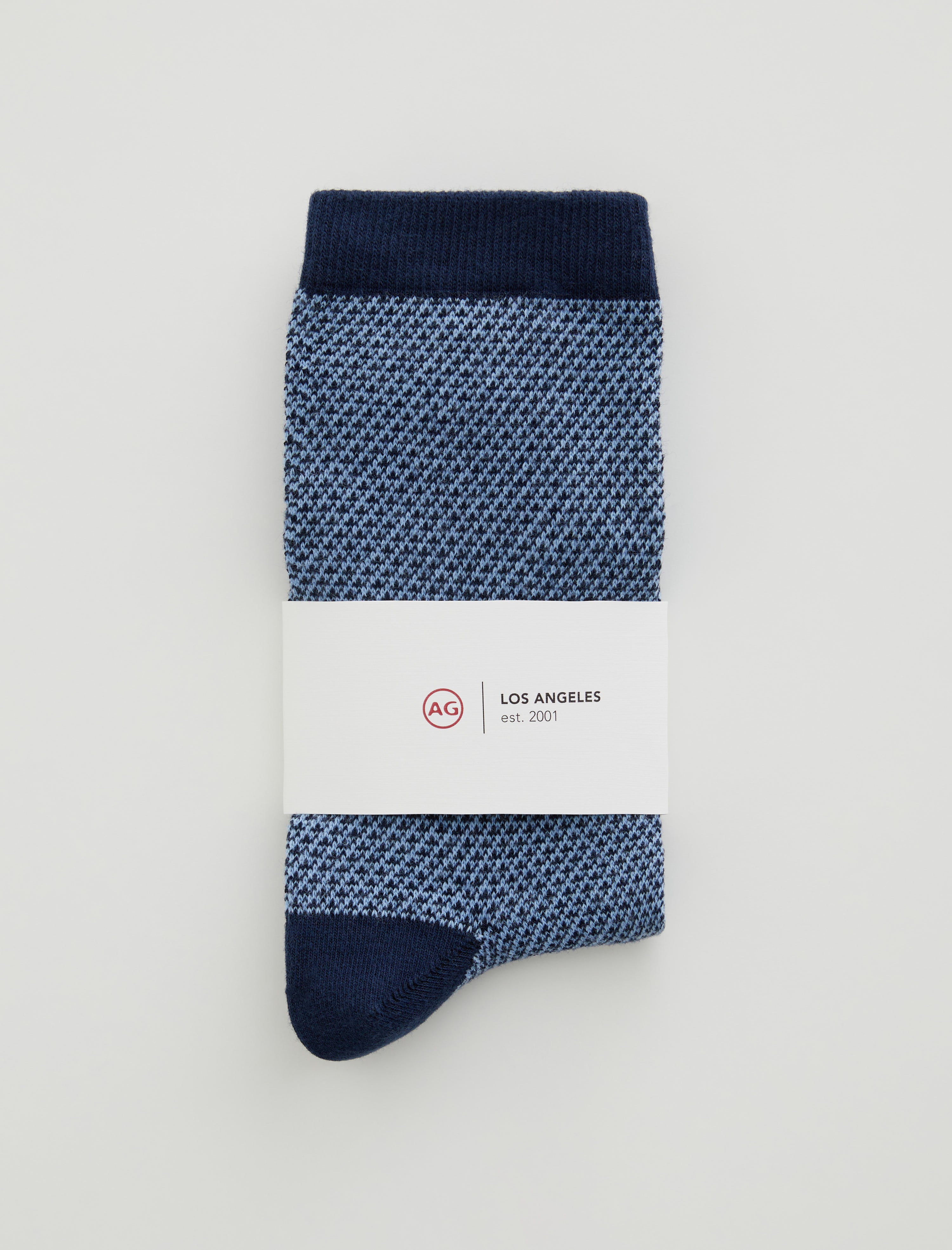 Crew Sock Check Coldwater Slate Multi Unisex Accessory Photo 1