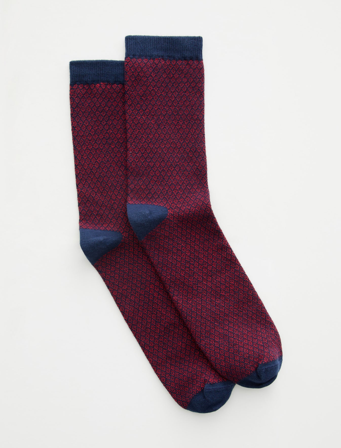 Crew Sock Diamond True Red Multi Unisex Accsry Photo 1