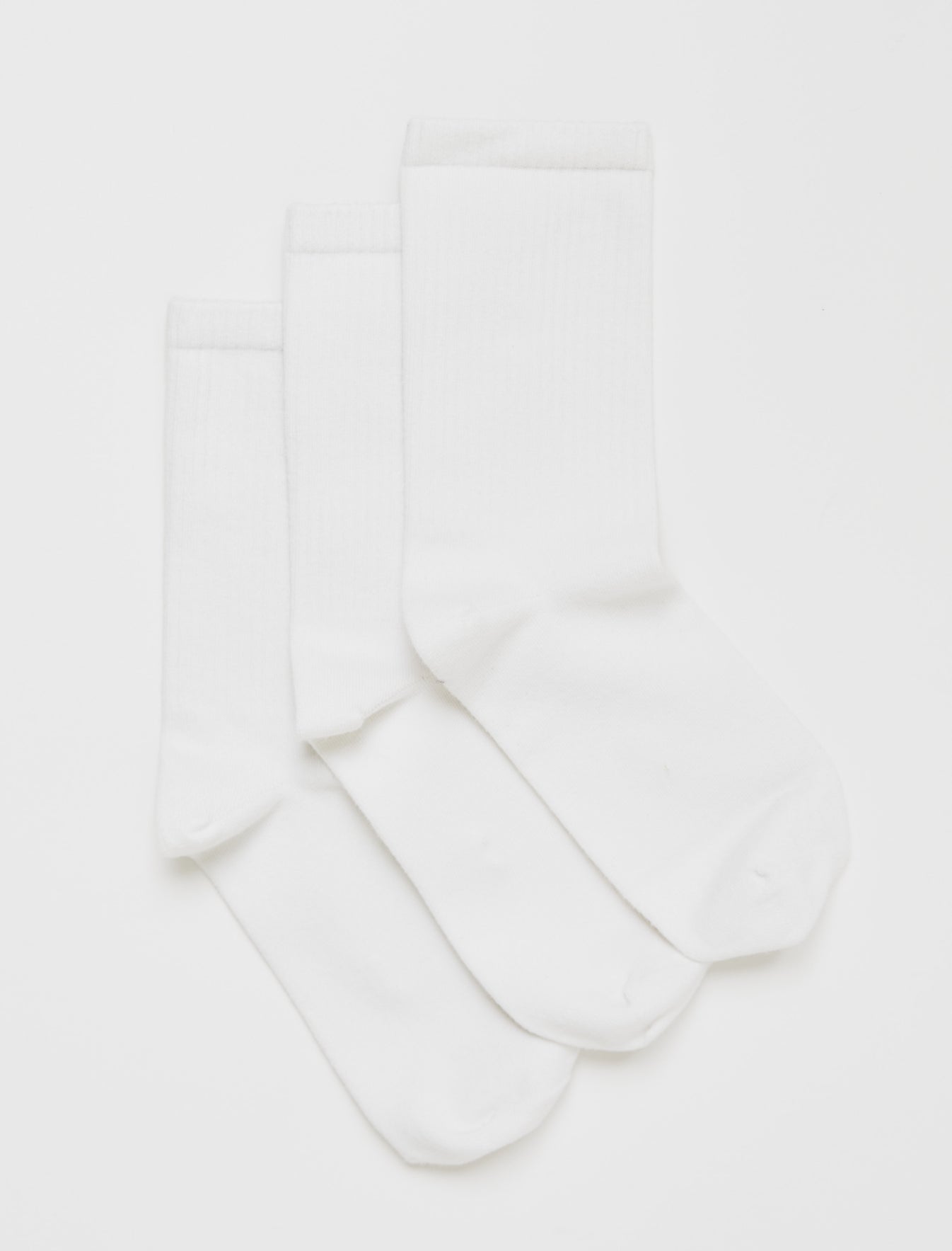Ryland Sock Essential True White Socks Unisex Accessory Photo 2