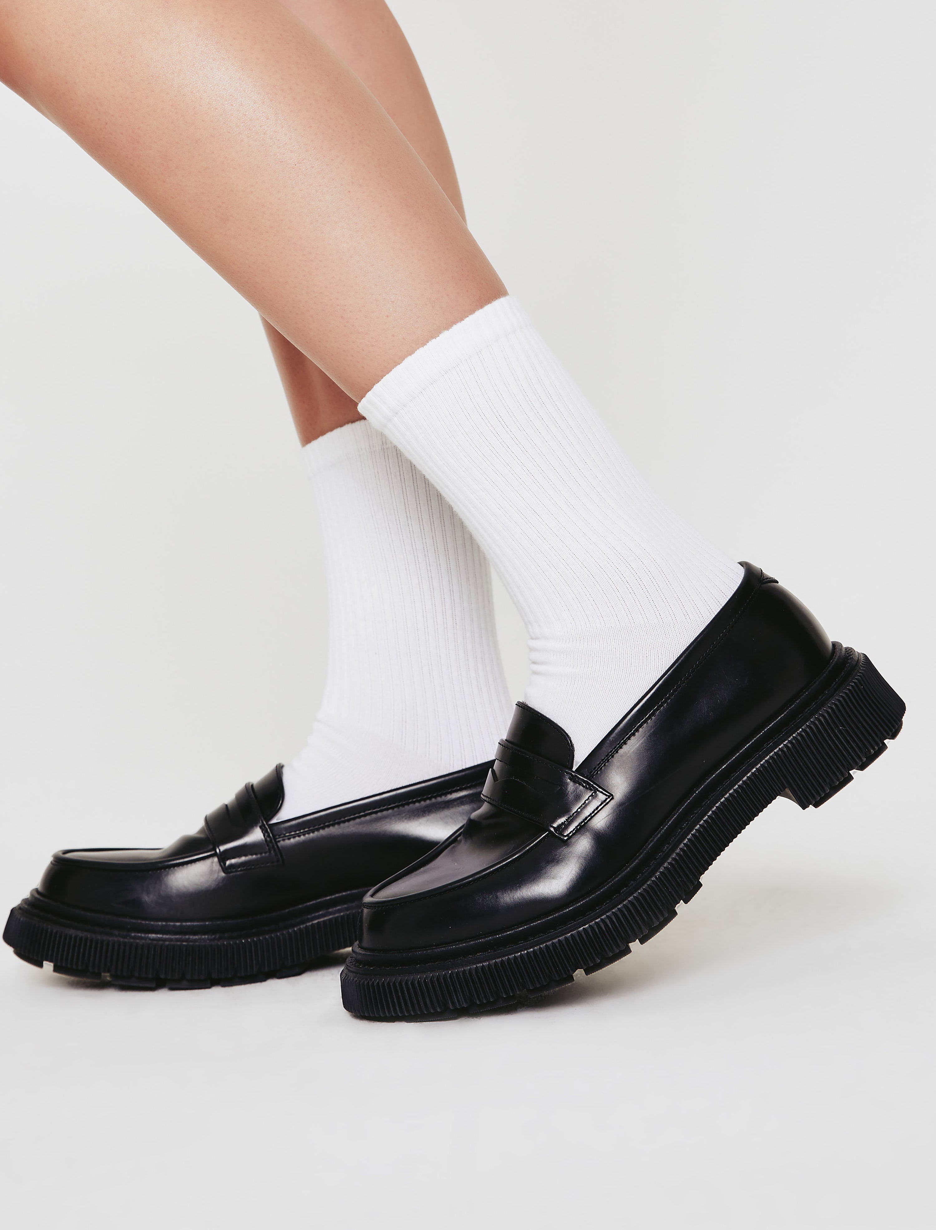 Ryland Sock TRUE WHITE Unisex Unisex Accessory  Photo 1