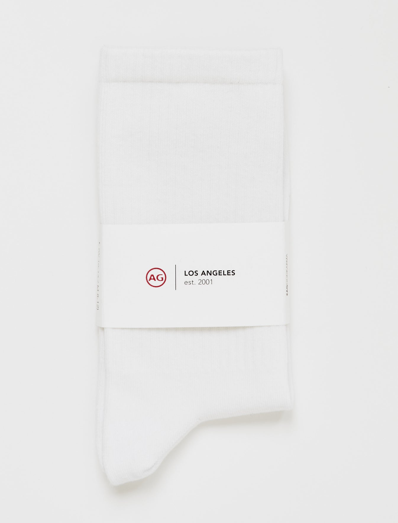 Ryland Sock TRUE WHITE Unisex Unisex Accessory  Photo 2