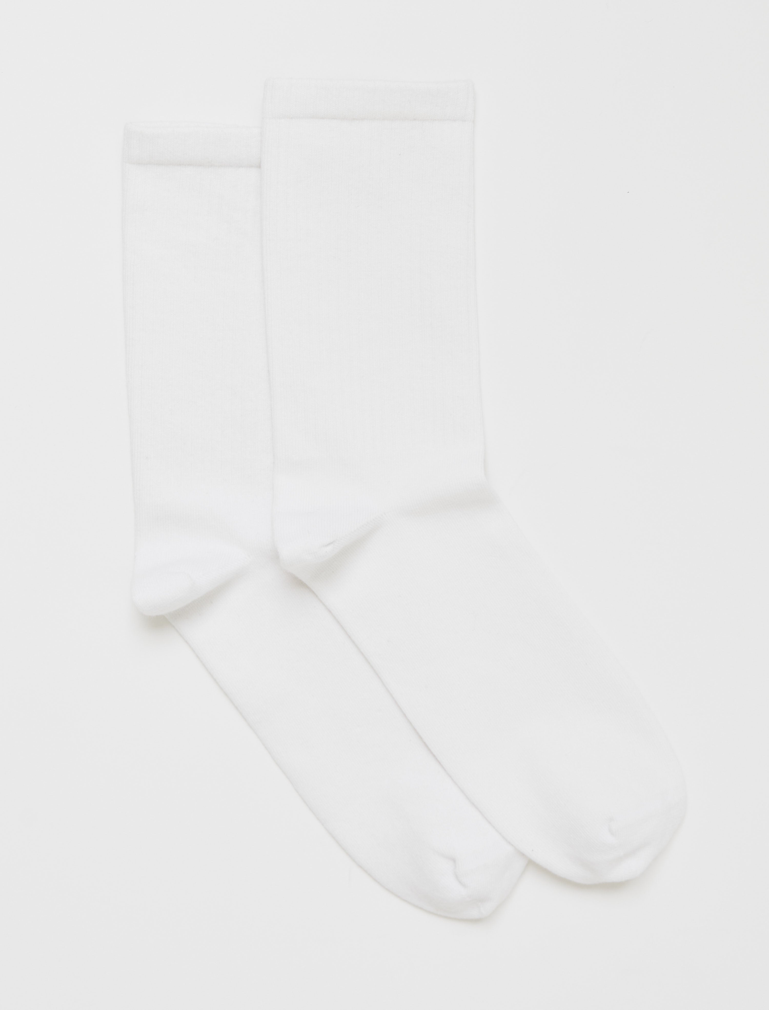 Ryland Sock TRUE WHITE Unisex Unisex Accessory  Photo 3