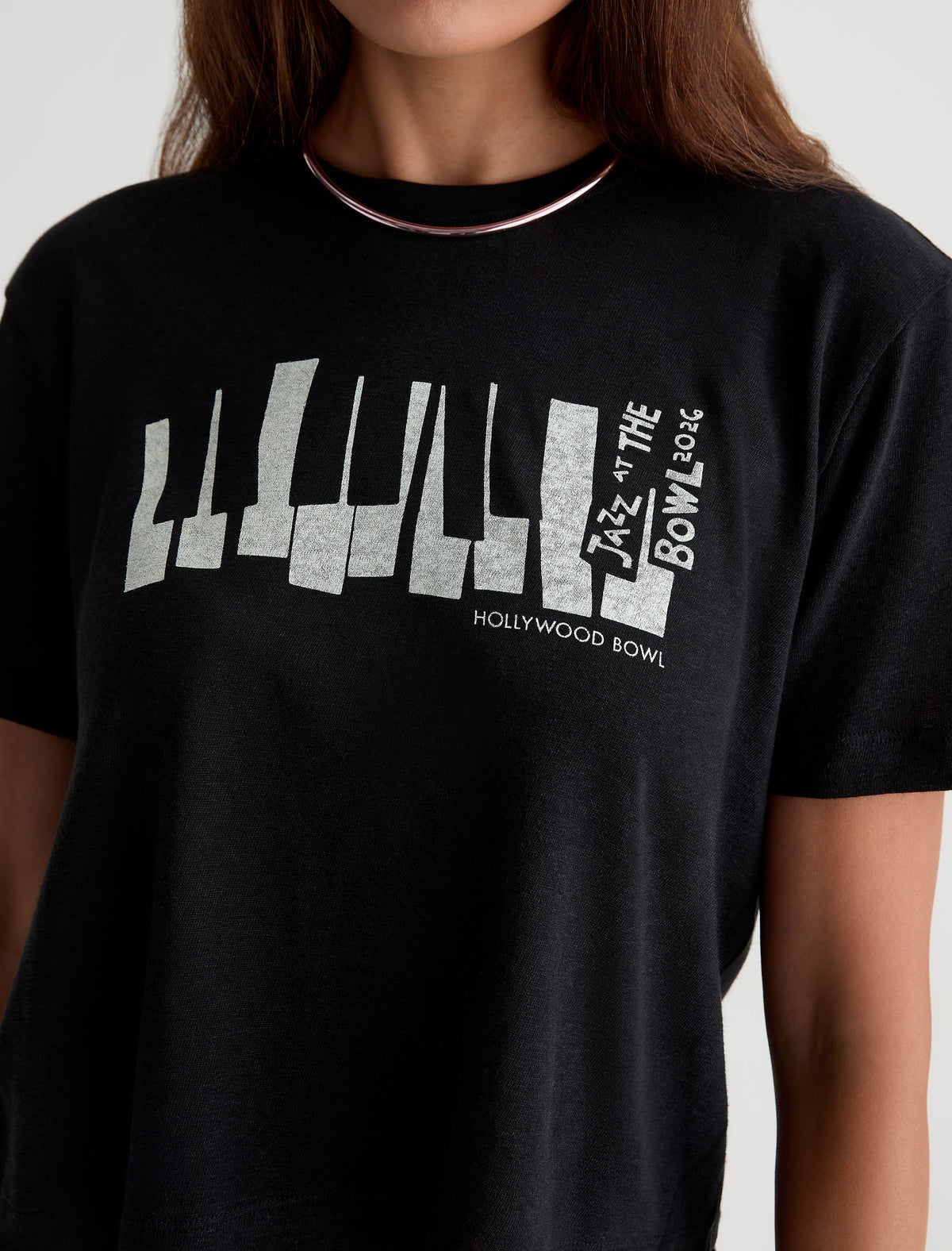 Charli Crew P Jazz At The Bowl Relaxed S/S Tee Womens Top Photo 2