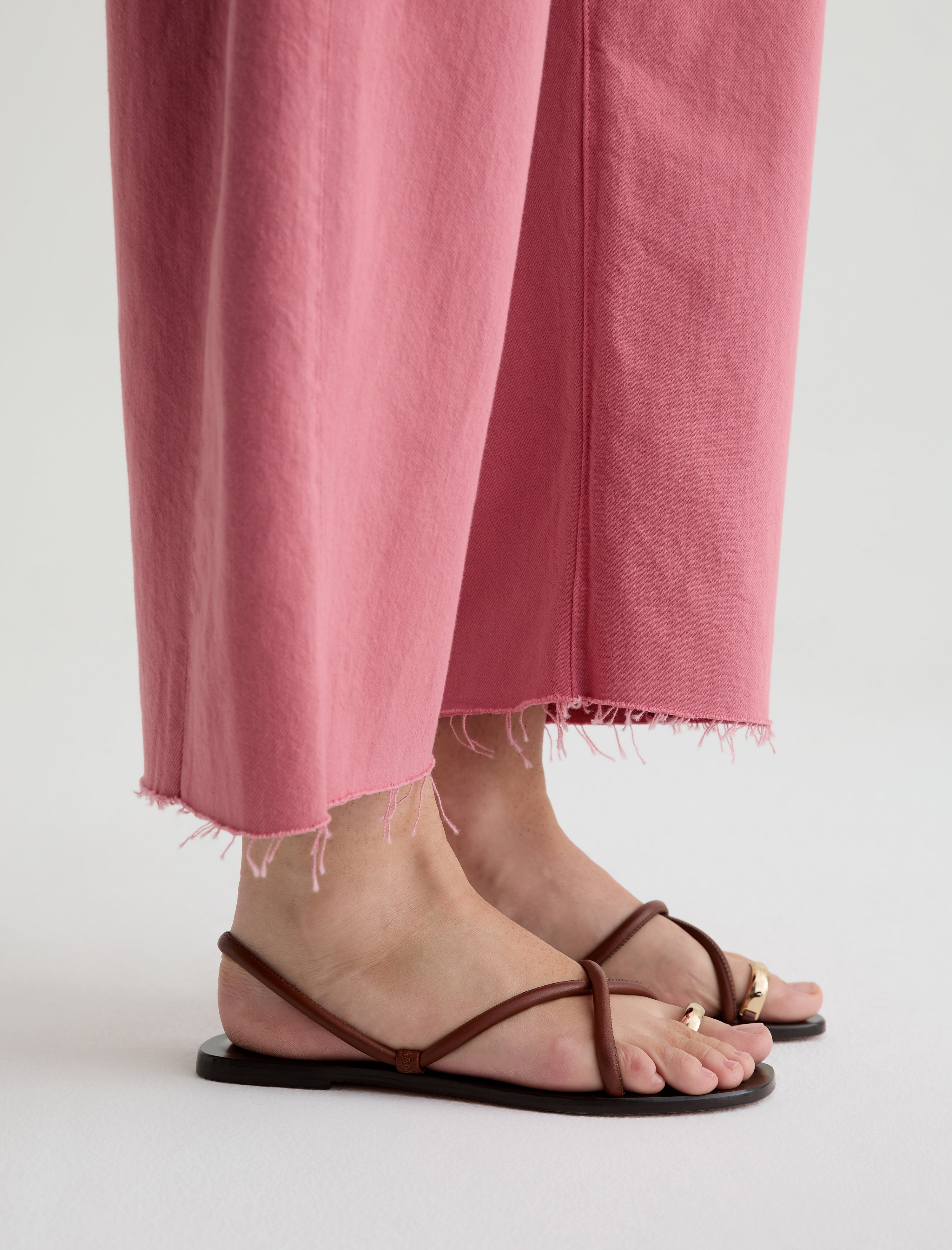Hattie Crop Peony High-Rise Barrel Women Bottom Photo 5