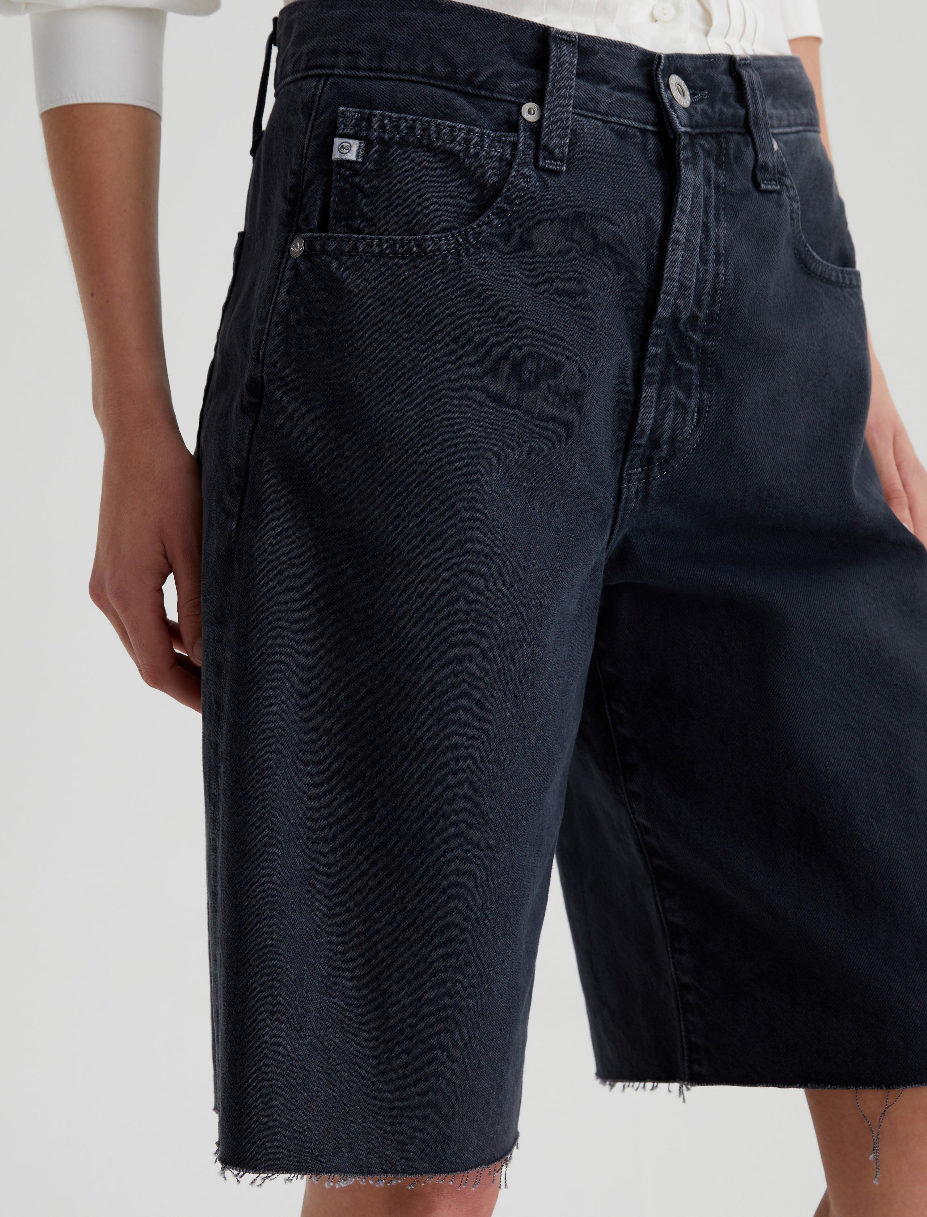 Hattie Short Sulfur Black High-Rise Bermuda Women Bottom Photo 3