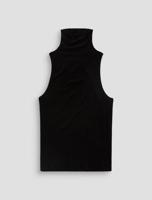 Faey Super Black Essential Sleeveless Turtlenec Womens Top Photo 9