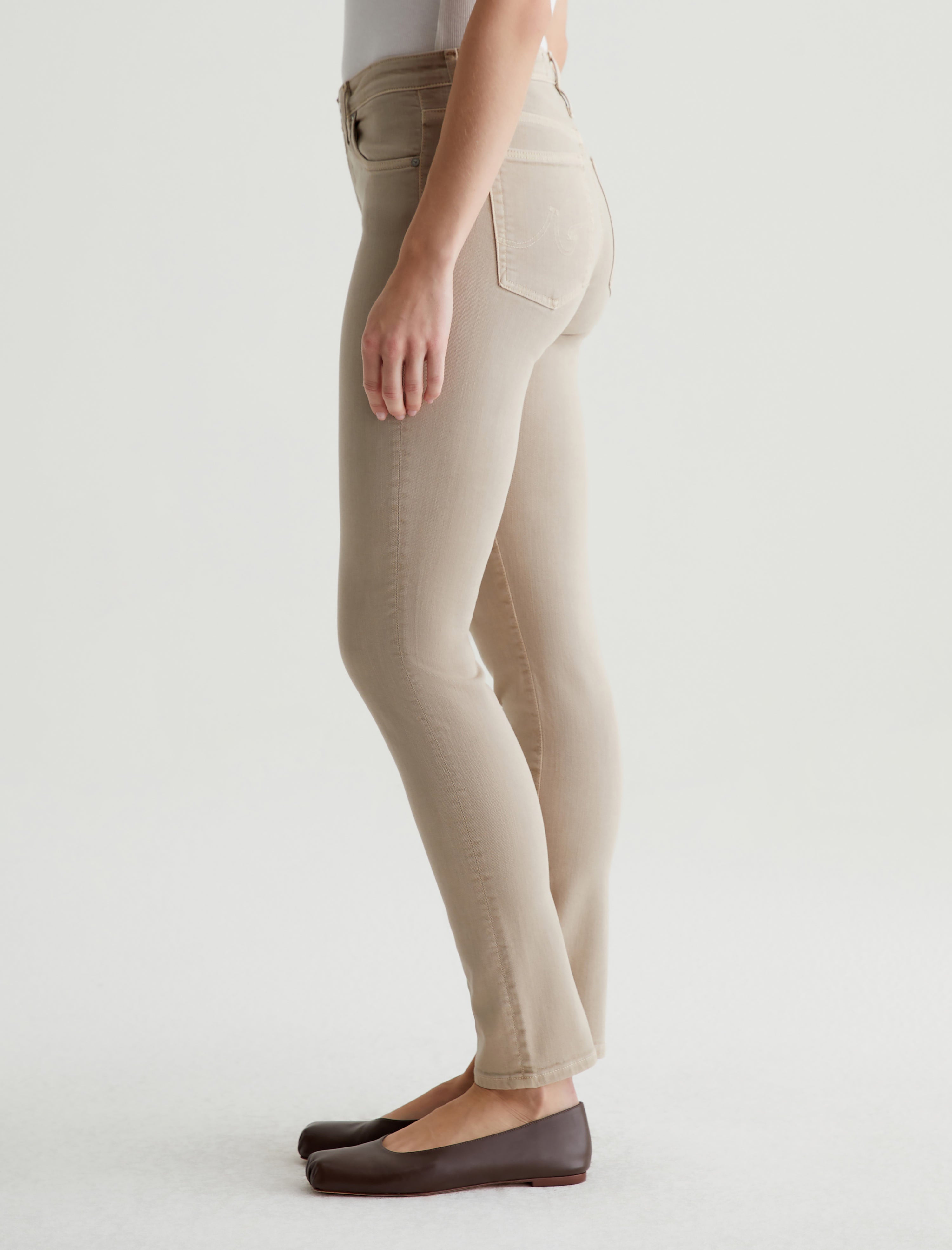 Prima Ankle Sulfur Flax Cigarette Leg Women Bottom Photo 5