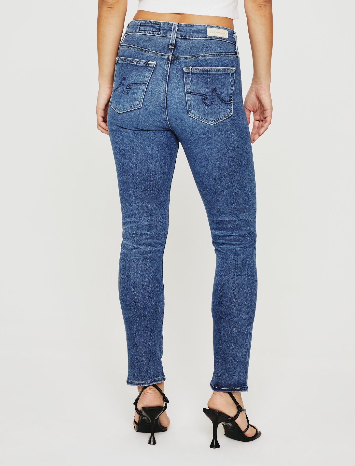 Farrah Ankle Casablanca High-Rise Skinny Womens Bottom Photo 5