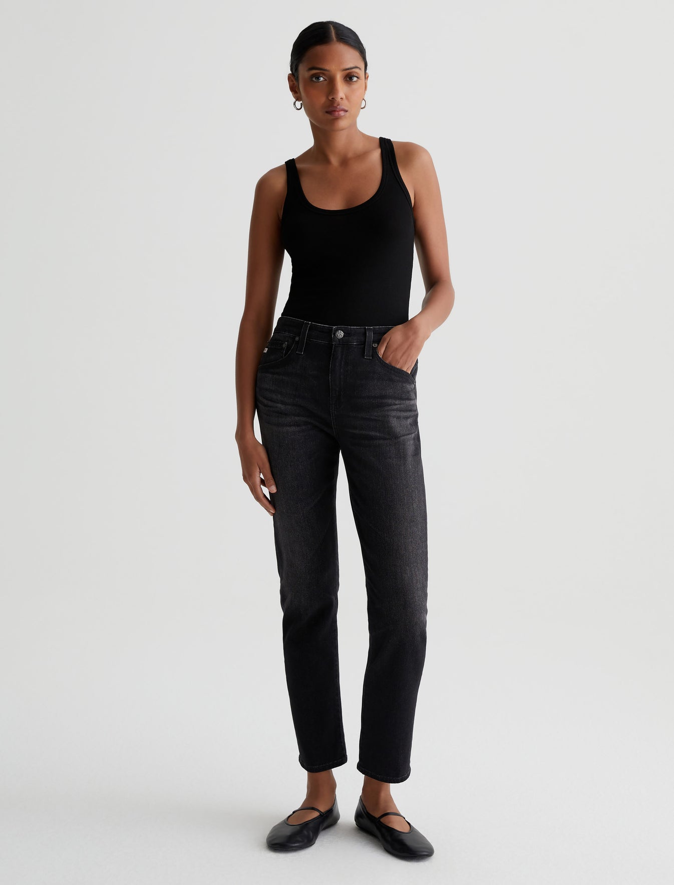 Ex-Boyfriend AG-ed Slouchy Slim AG Cloud Soft Denim Photo 1