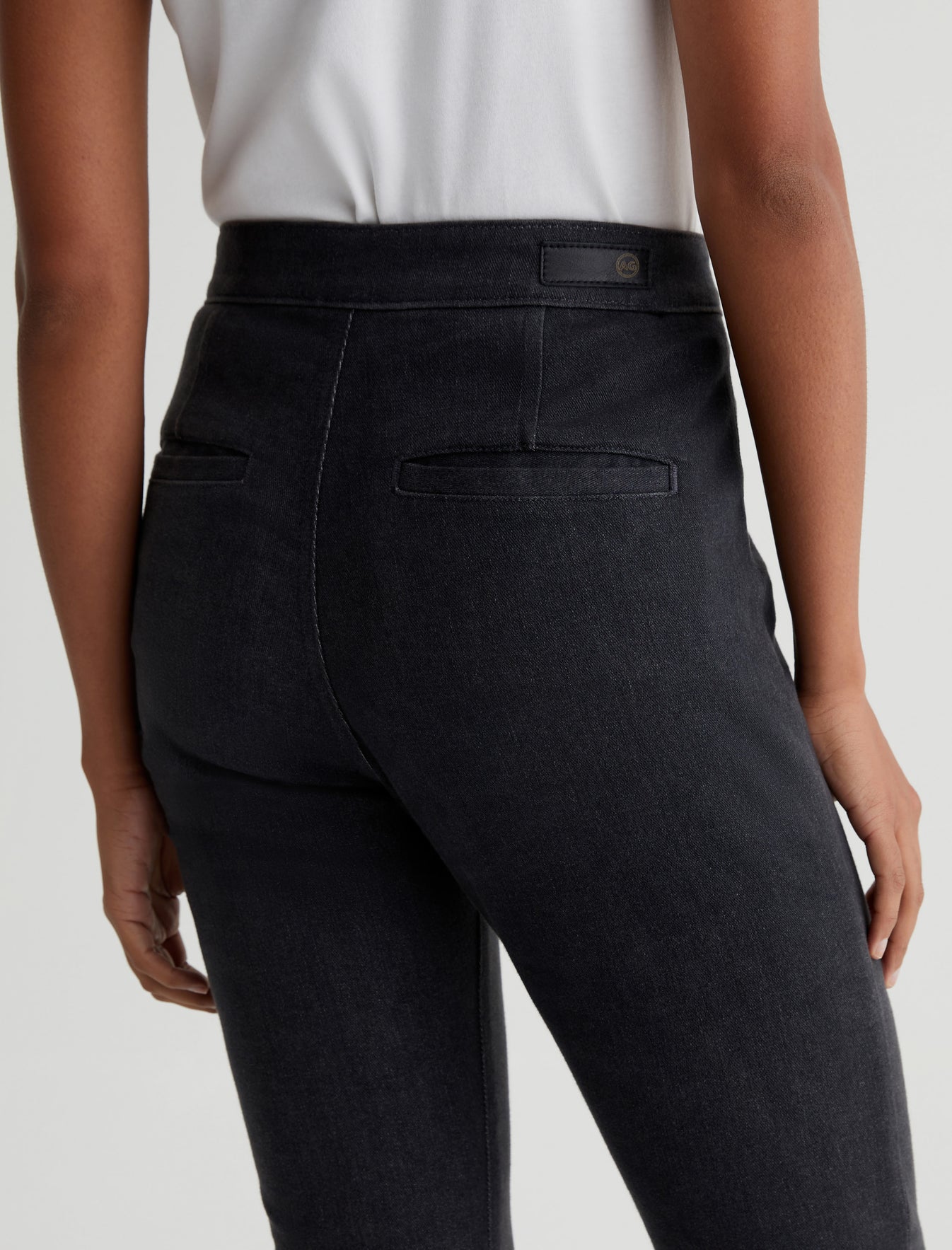 Tailored Anisten Charcoal Stone High-Rise Bootcut Cloud Soft Denim Photo 5