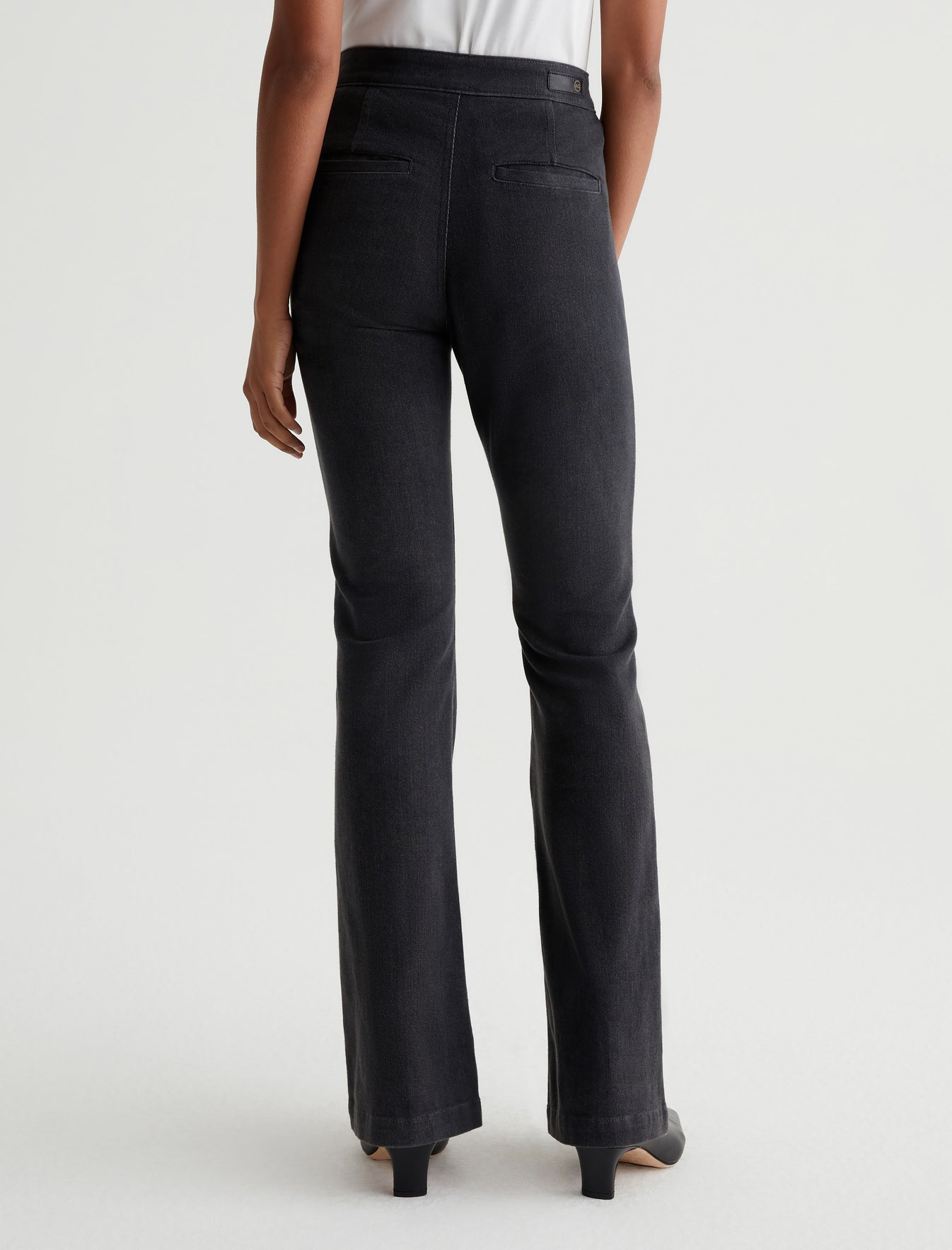 Tailored Anisten Charcoal Stone High-Rise Bootcut Cloud Soft Denim Photo 6
