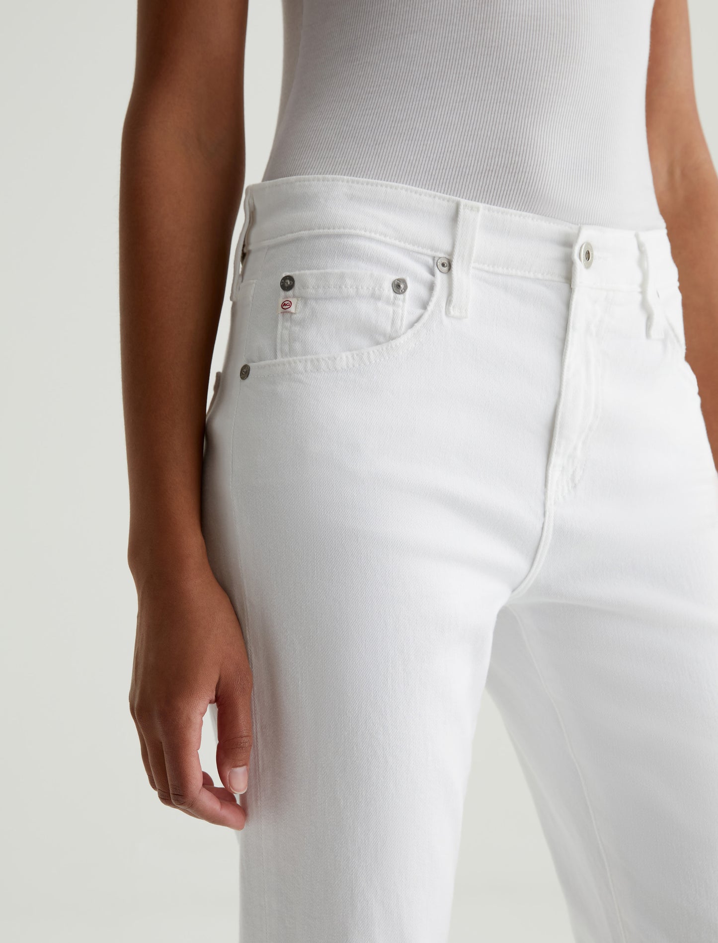 Ex-Boyfriend Slim 1 Year Classic White Slouchy Slim Women Bottom Photo 3