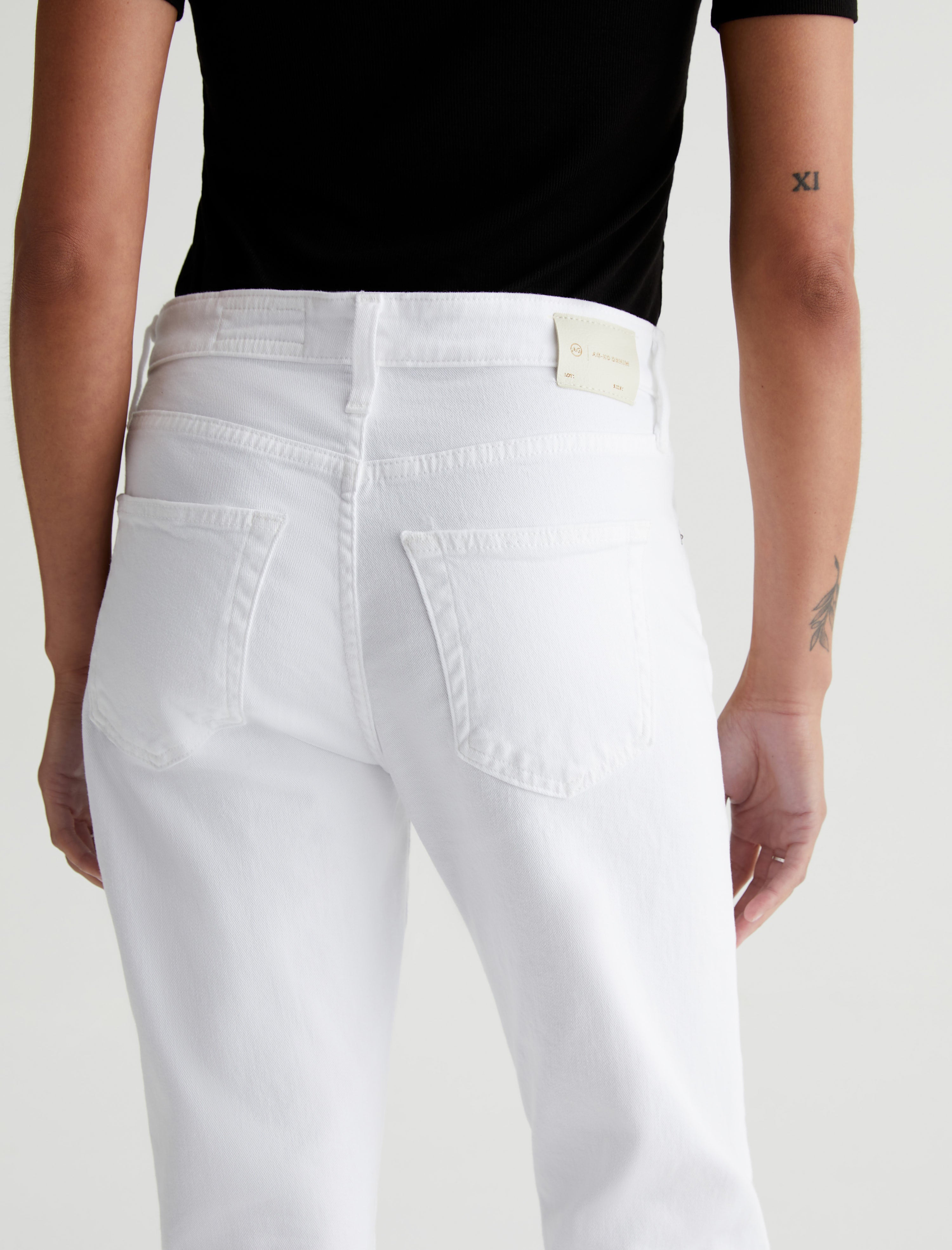 Womens Ex-Boyfriend Slim 1 Year Classic White at AG Jeans Official