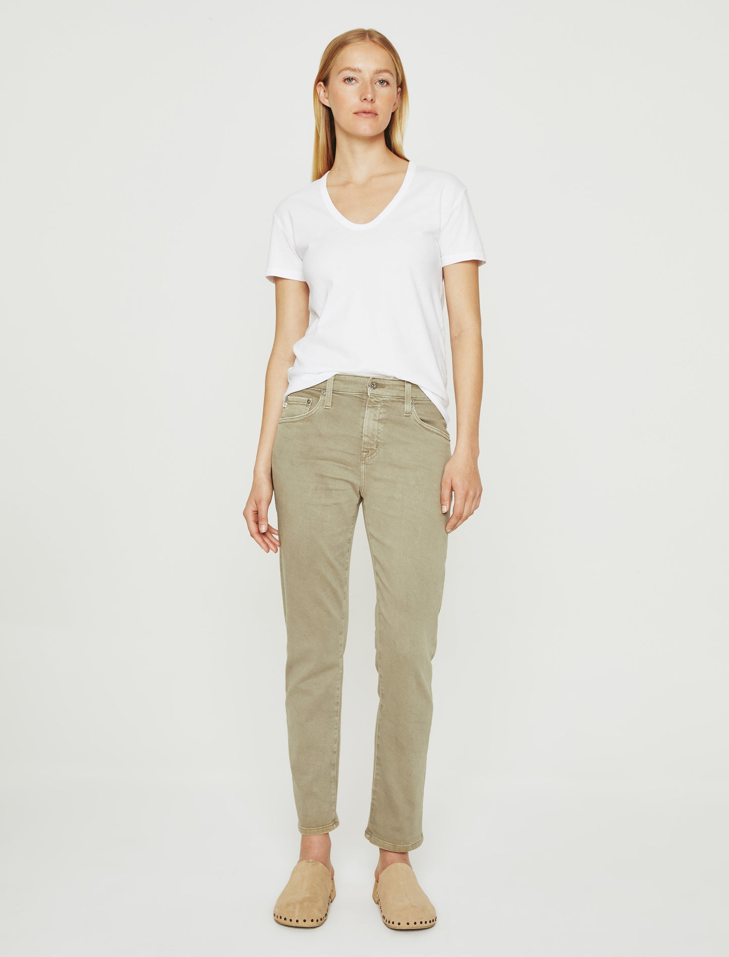 Ex-Boyfriend Slim 5 Years Sulfur Dried Rosemary Slouchy Slim Women Bottom Photo 1