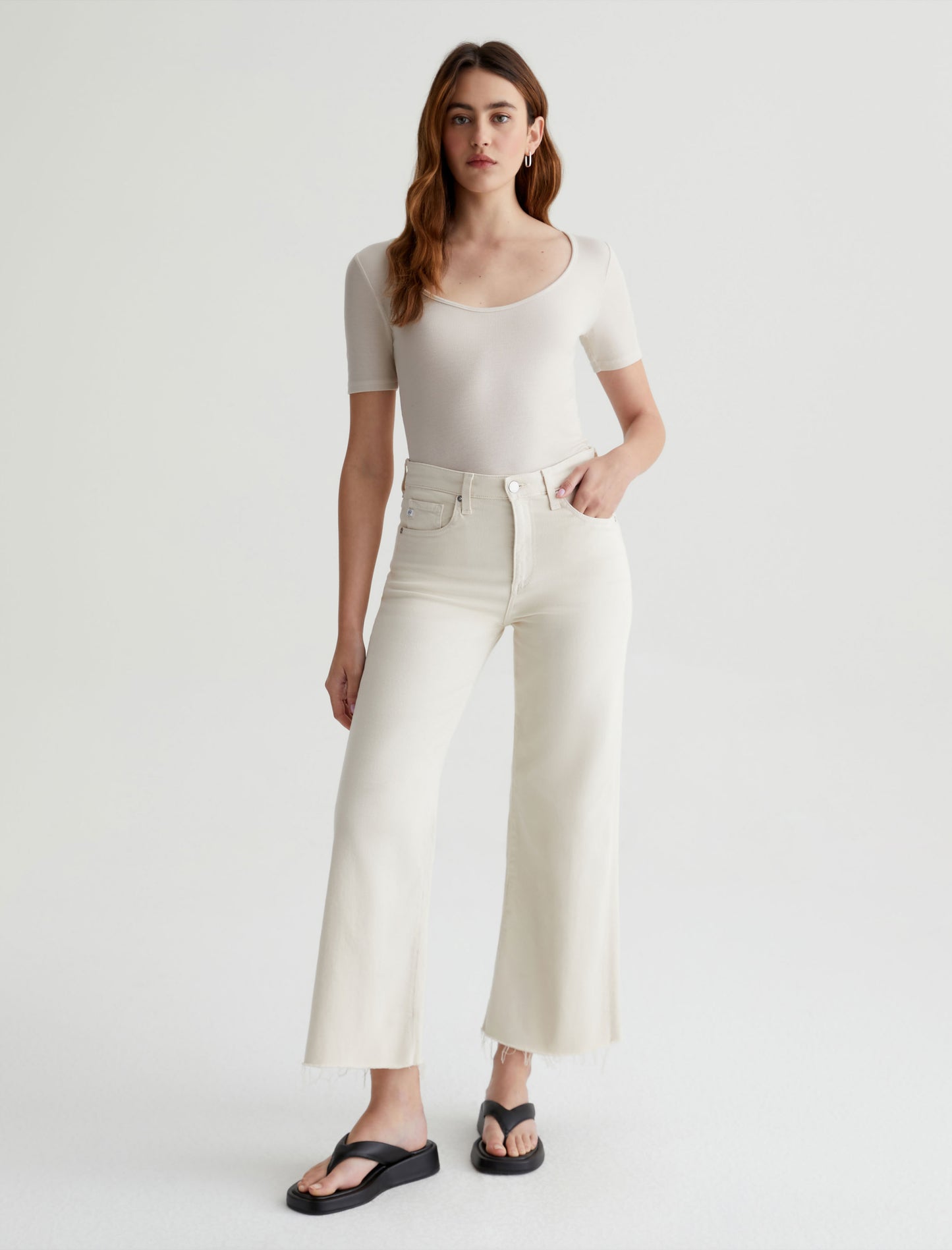 Farrah Ankle Switchback High-Rise Skinny Womens Bottom Photo 1