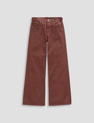 Saige Wide Leg Ltt Lt Chestnut Mid-Rise Fit Womens Bottom Photo 9
