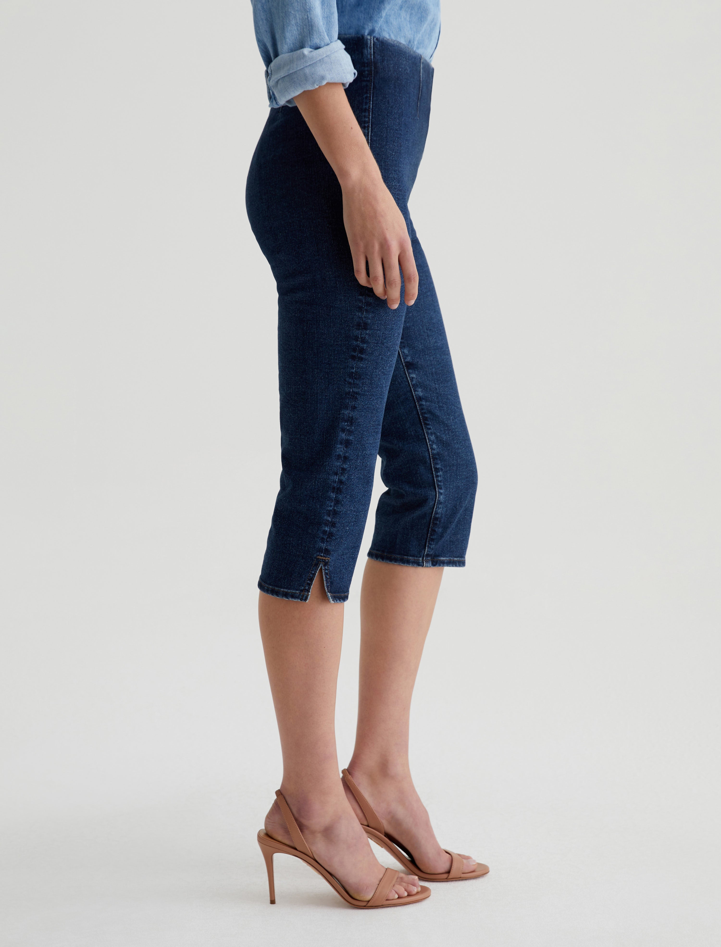 Maisie Hyacinth Pull On Capri Women Bottom Photo 4