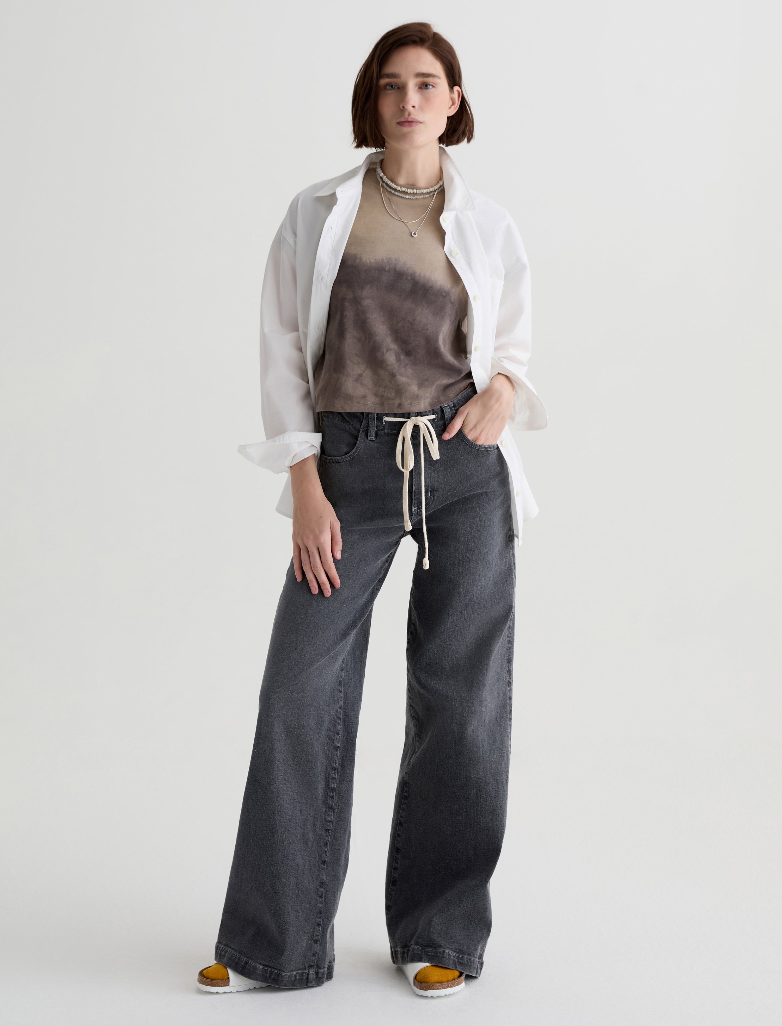 Sadie Crew Natural Dye Black Multi Earth Day Collection 90'S Vintage Crop T Shirt Women Top Photo 4