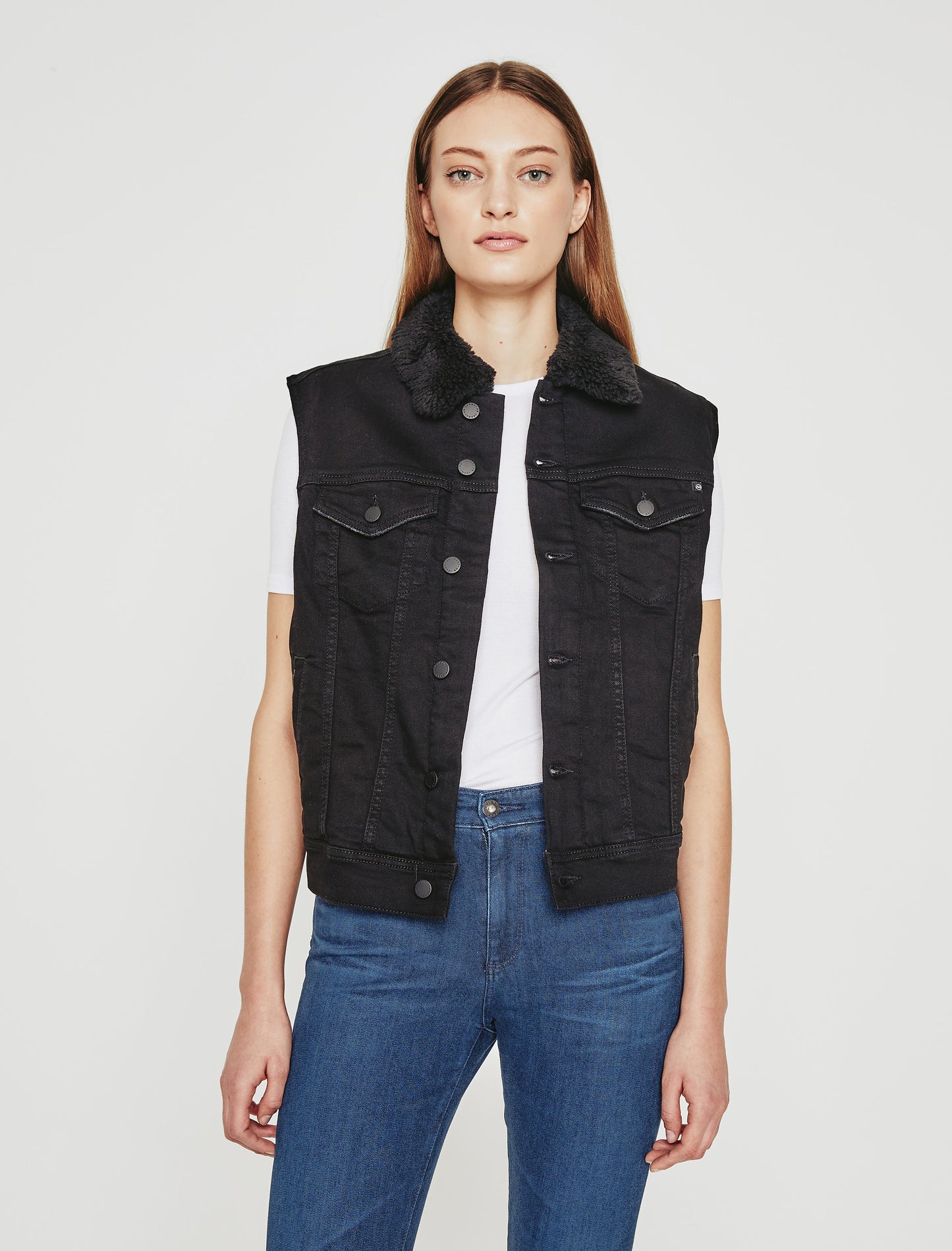 Jordy Vest 2 Years Dropout Boyfriend Vest Women Top Photo 2
