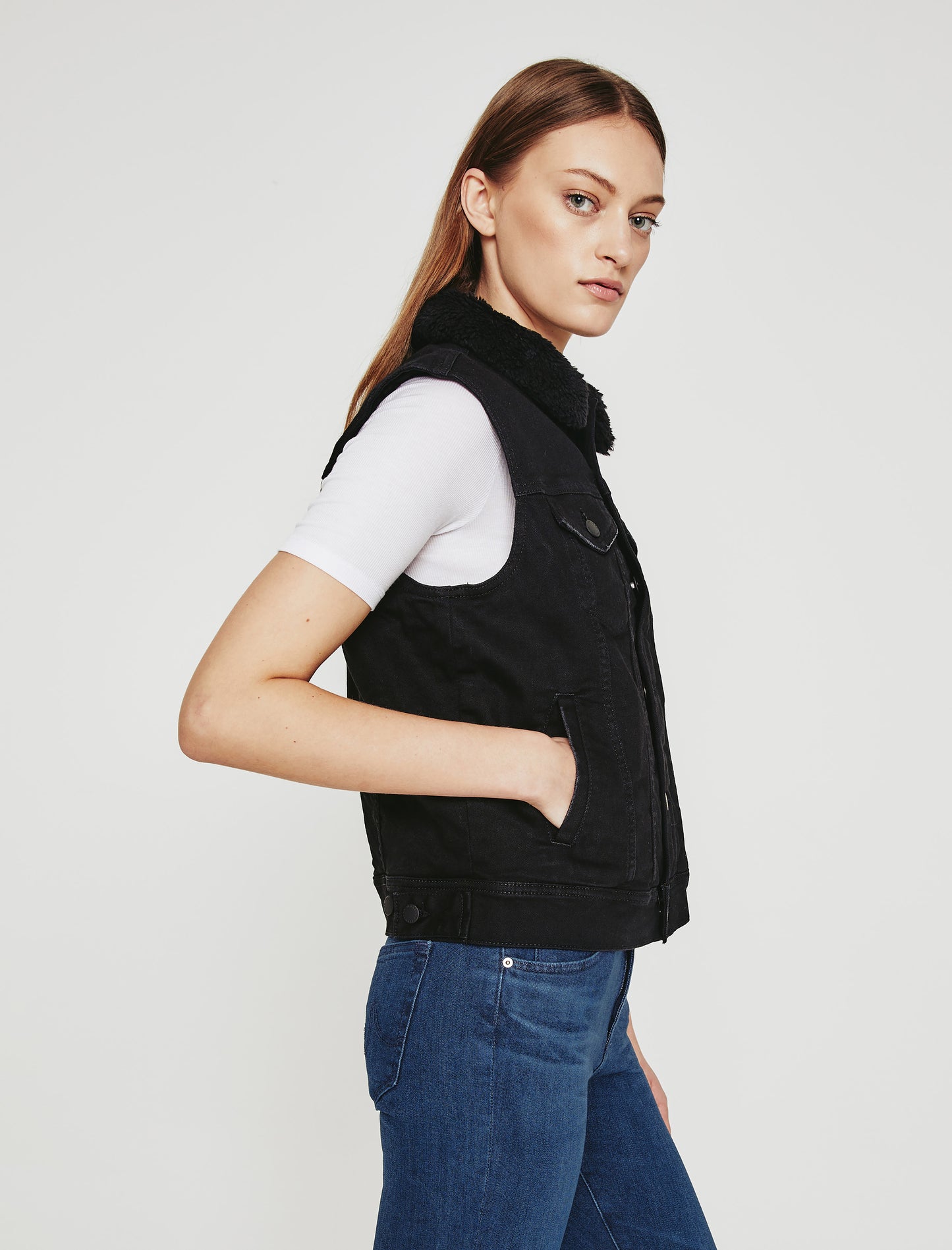 Jordy Vest 2 Years Dropout Boyfriend Vest Women Top Photo 4
