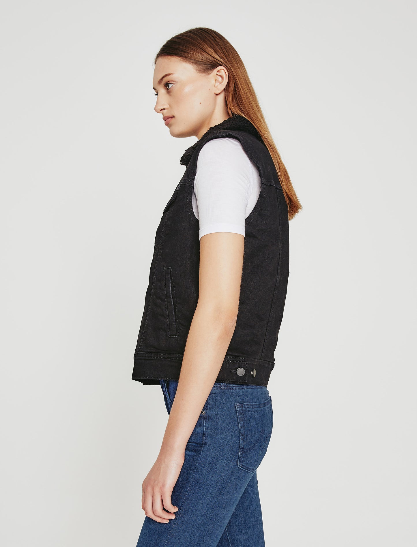 Jordy Vest 2 Years Dropout Boyfriend Vest Women Top Photo 5