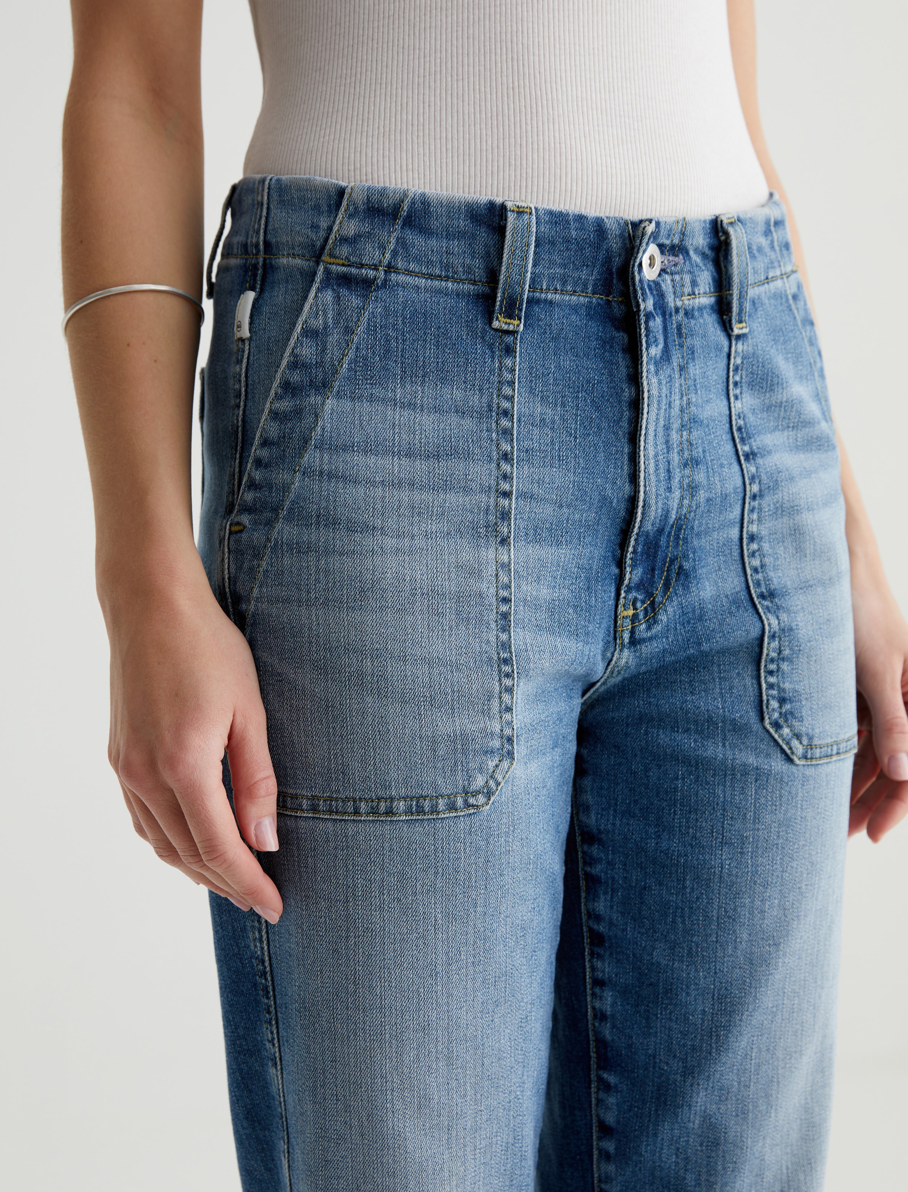 Analeigh Olvera High-Rise Straight Crop Women Bottom Photo 3