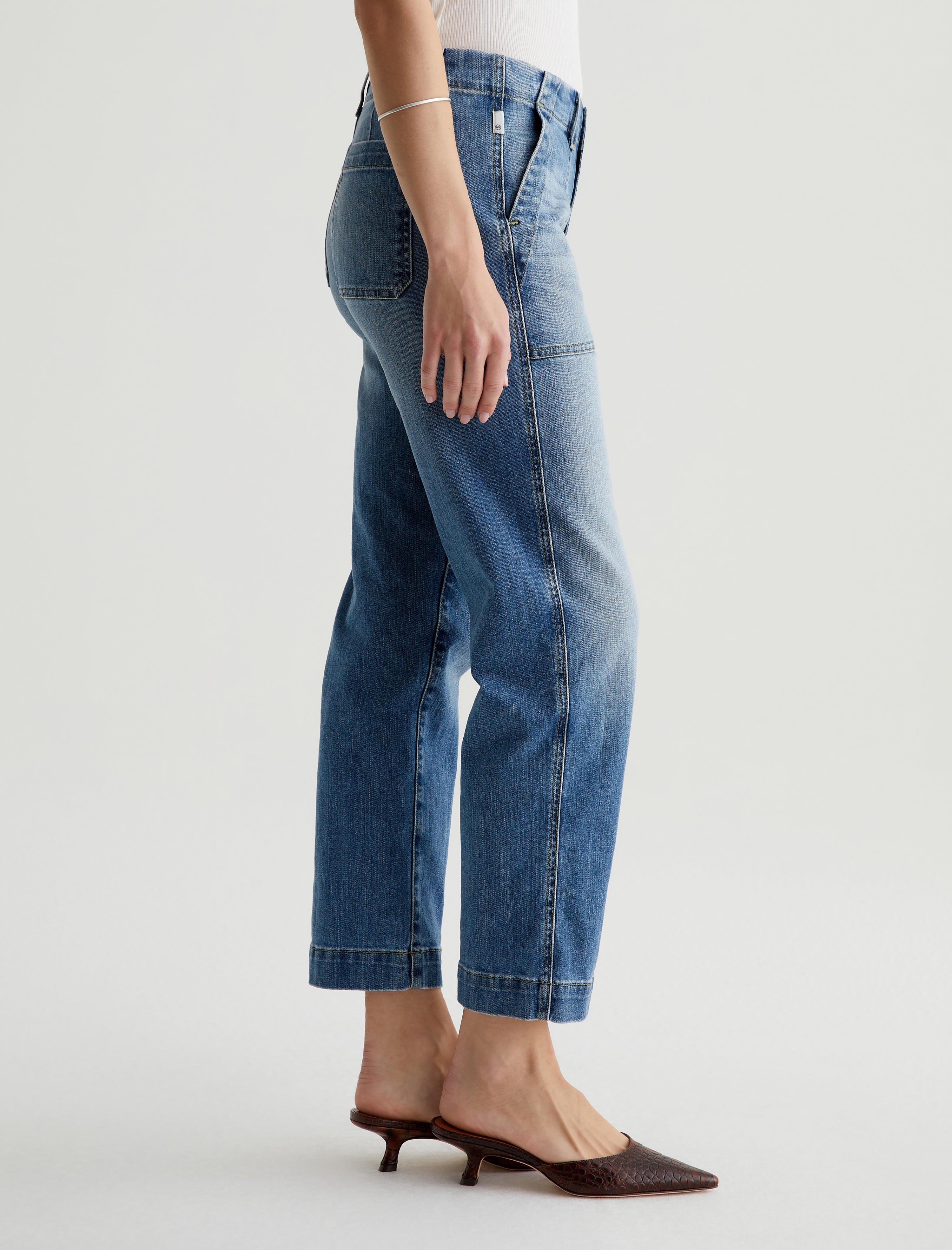 Analeigh Olvera High-Rise Straight Crop Women Bottom Photo 4