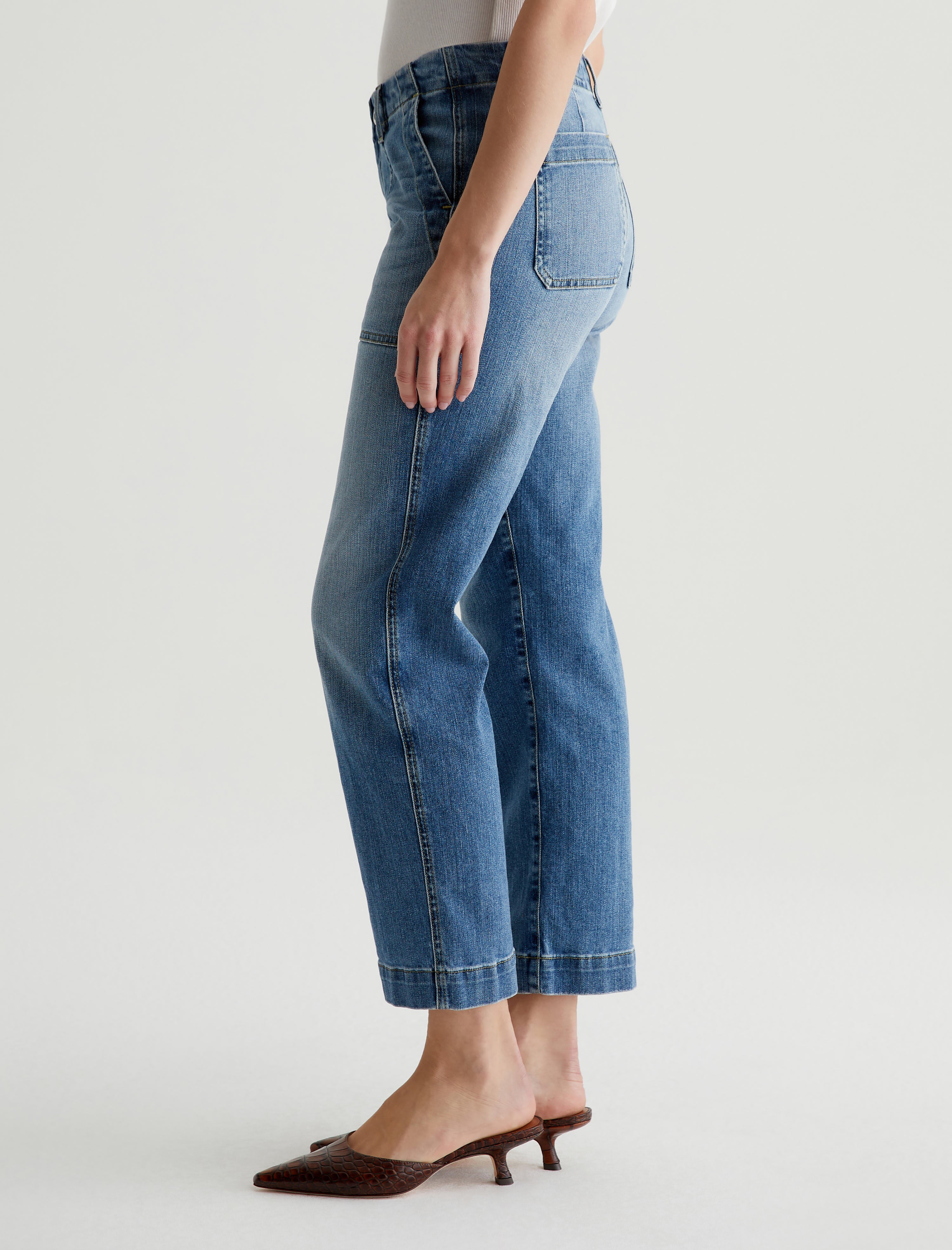 Analeigh Olvera High-Rise Straight Crop Women Bottom Photo 5